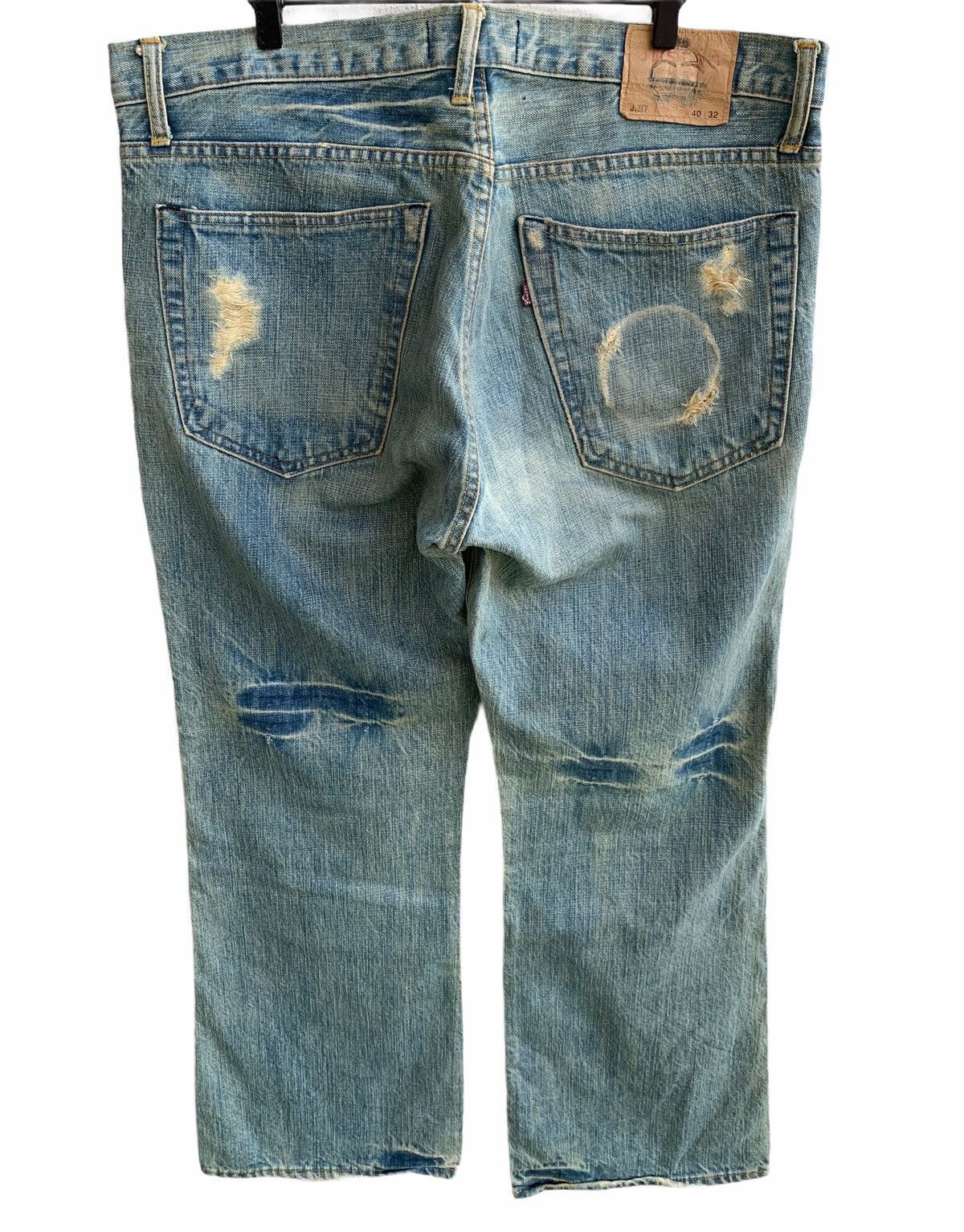 Justin Vintage Justin Original Distressed Patchwork Denim Size US 40 / EU 56 - 4 Thumbnail