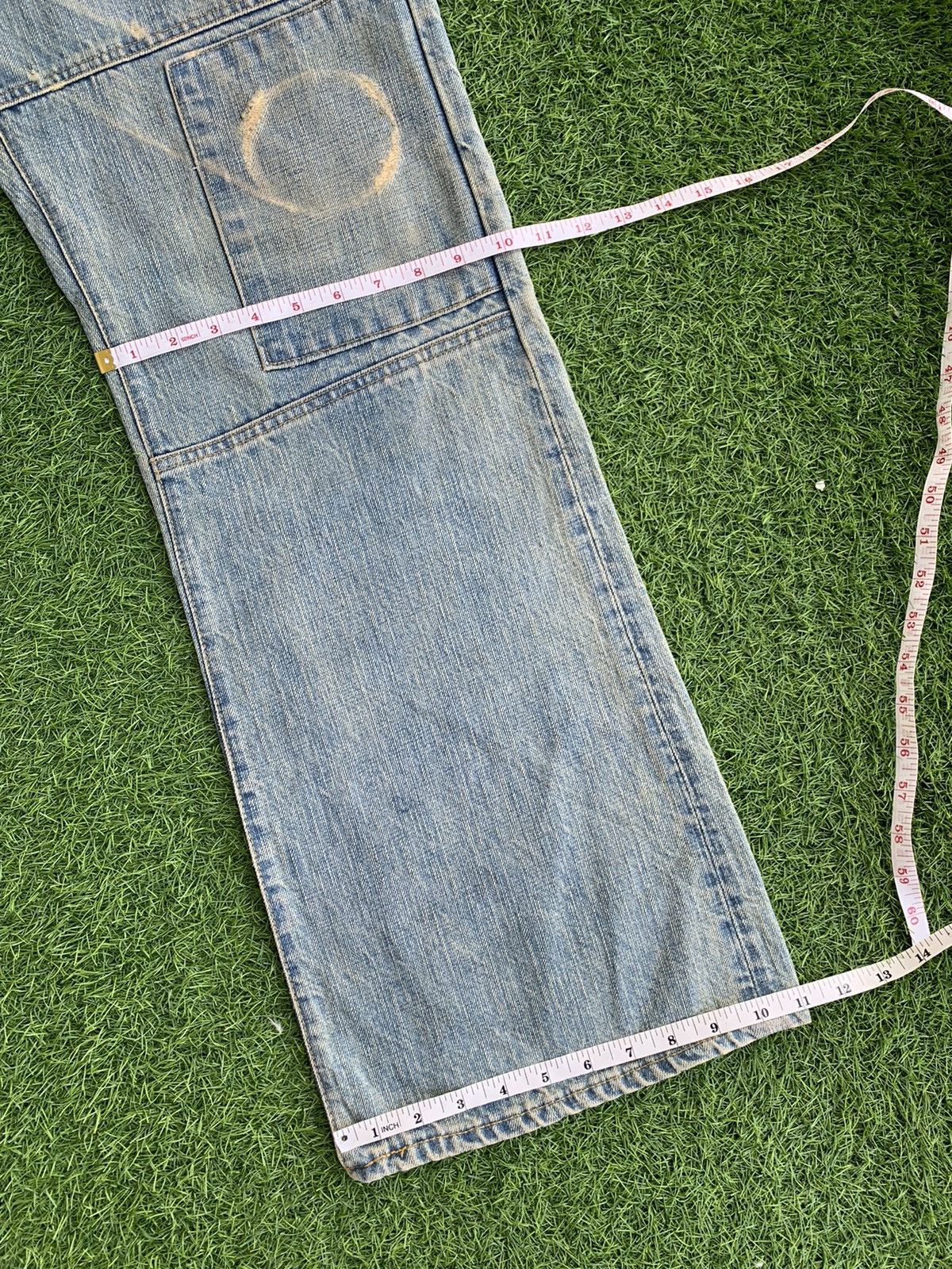 Justin Vintage Justin Original Distressed Patchwork Denim Size US 40 / EU 56 - 20 Thumbnail