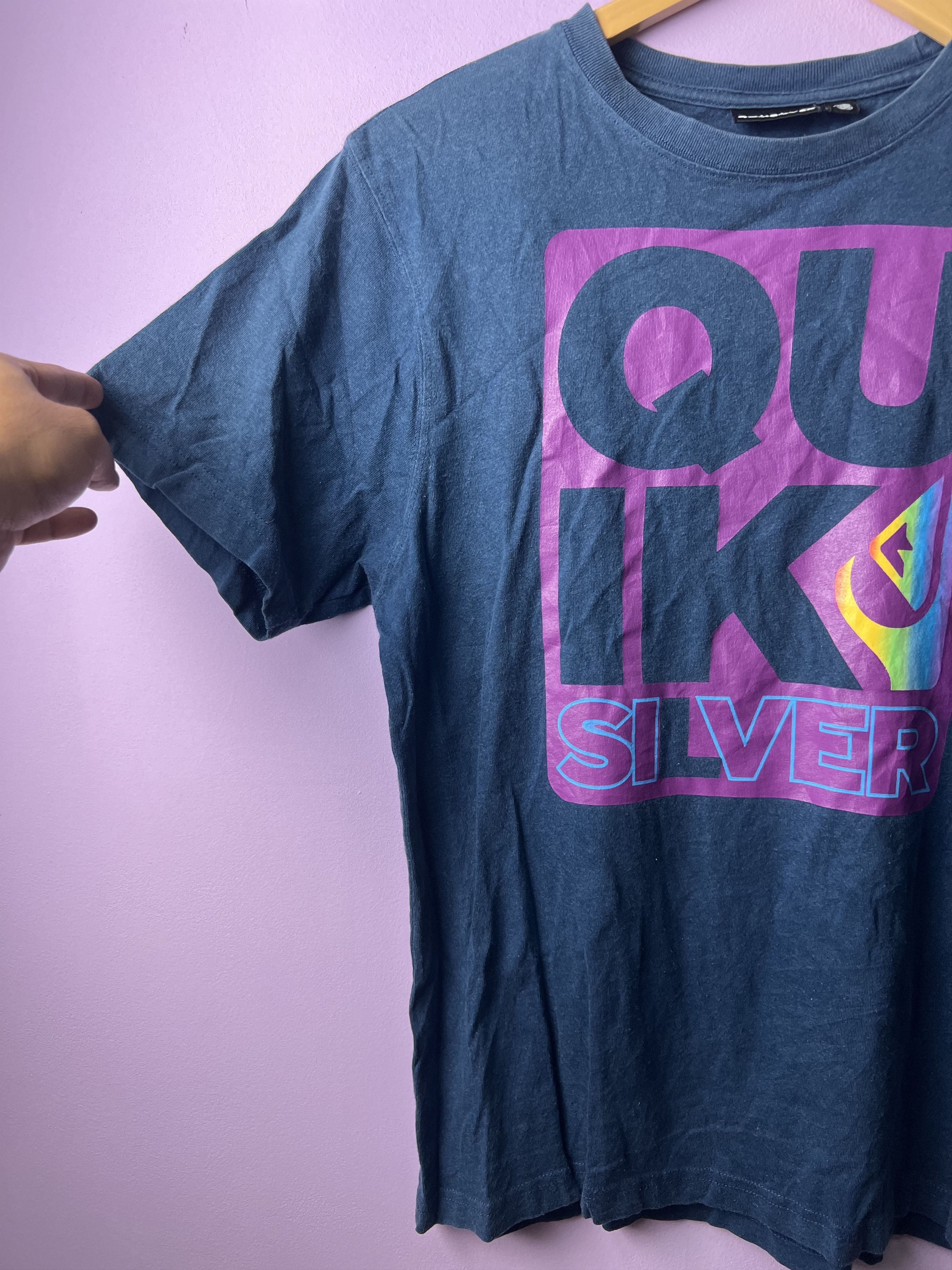 Quiksilver 🔥Vintage Quiksilver Big Spellout Tees Size US S / EU 44-46 / 1 - 8 Thumbnail
