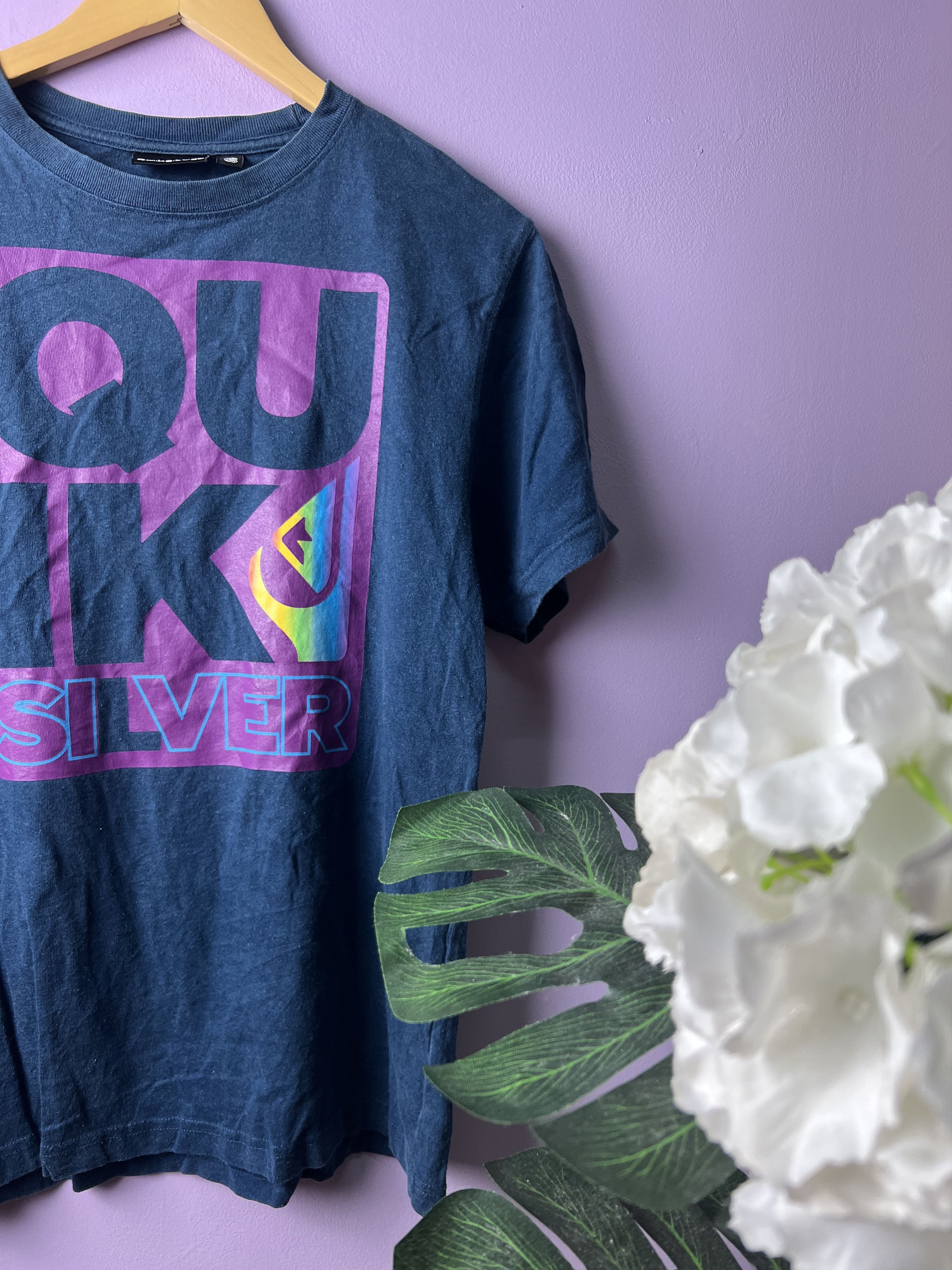 Quiksilver 🔥Vintage Quiksilver Big Spellout Tees Size US S / EU 44-46 / 1 - 5 Thumbnail