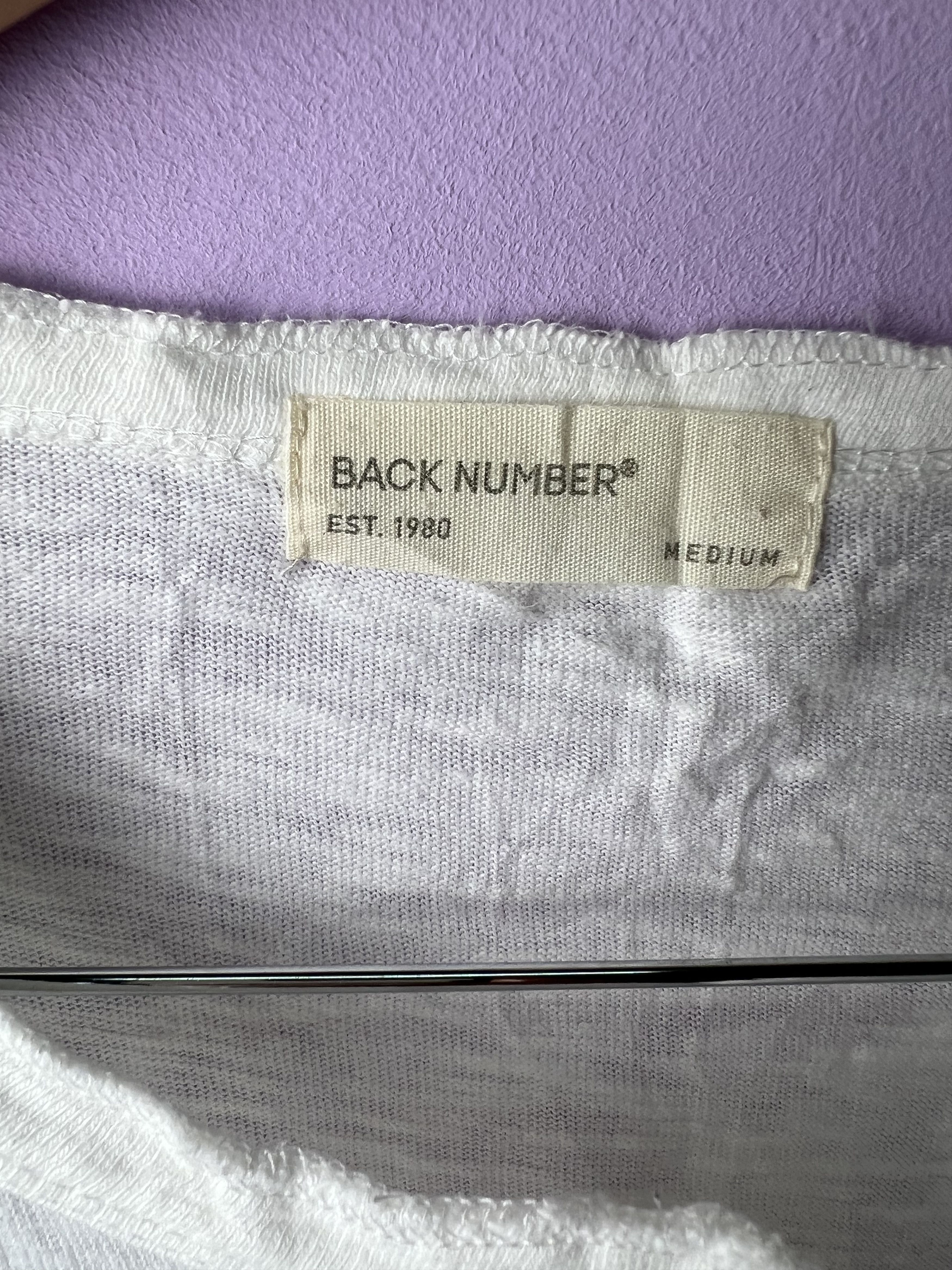Japanese Brand 🔥Back Number Button LS Tees Size US S / EU 44-46 / 1 - 10 Thumbnail