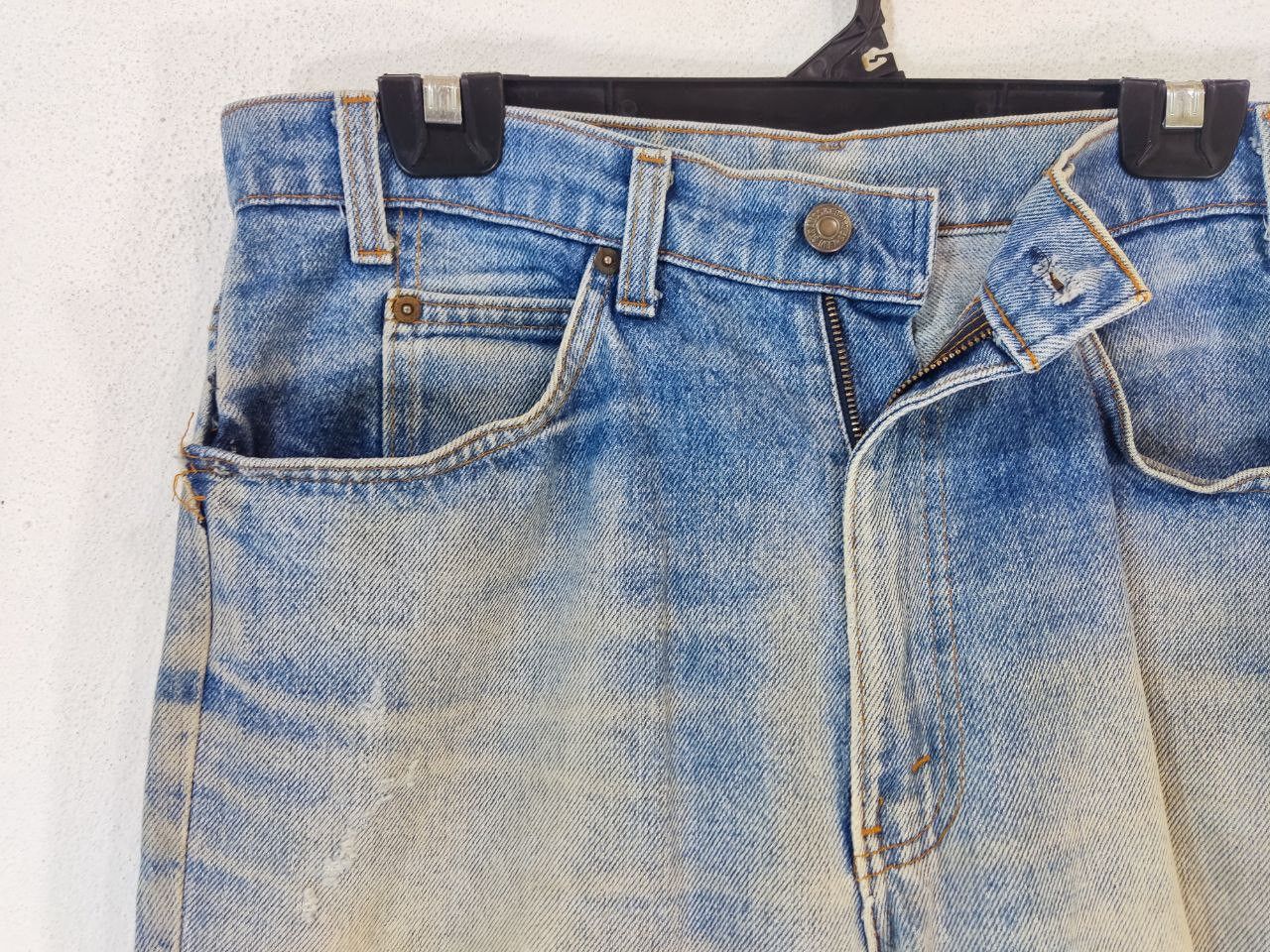 Levi's vintage levis orange tab bootcut flare denim distressed Size US 34 / EU 50 - 11 Thumbnail