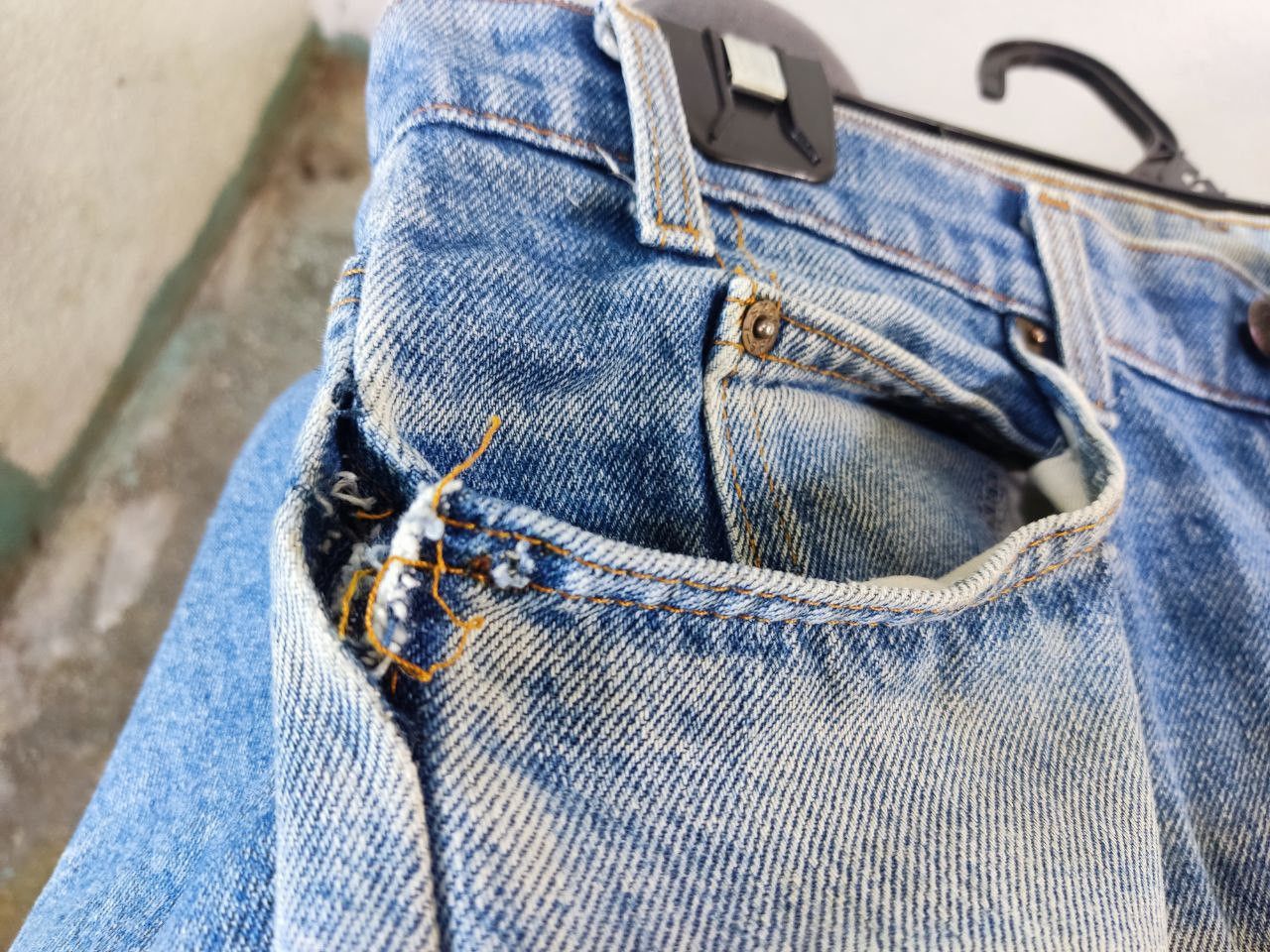 Levi's vintage levis orange tab bootcut flare denim distressed Size US 34 / EU 50 - 12 Thumbnail