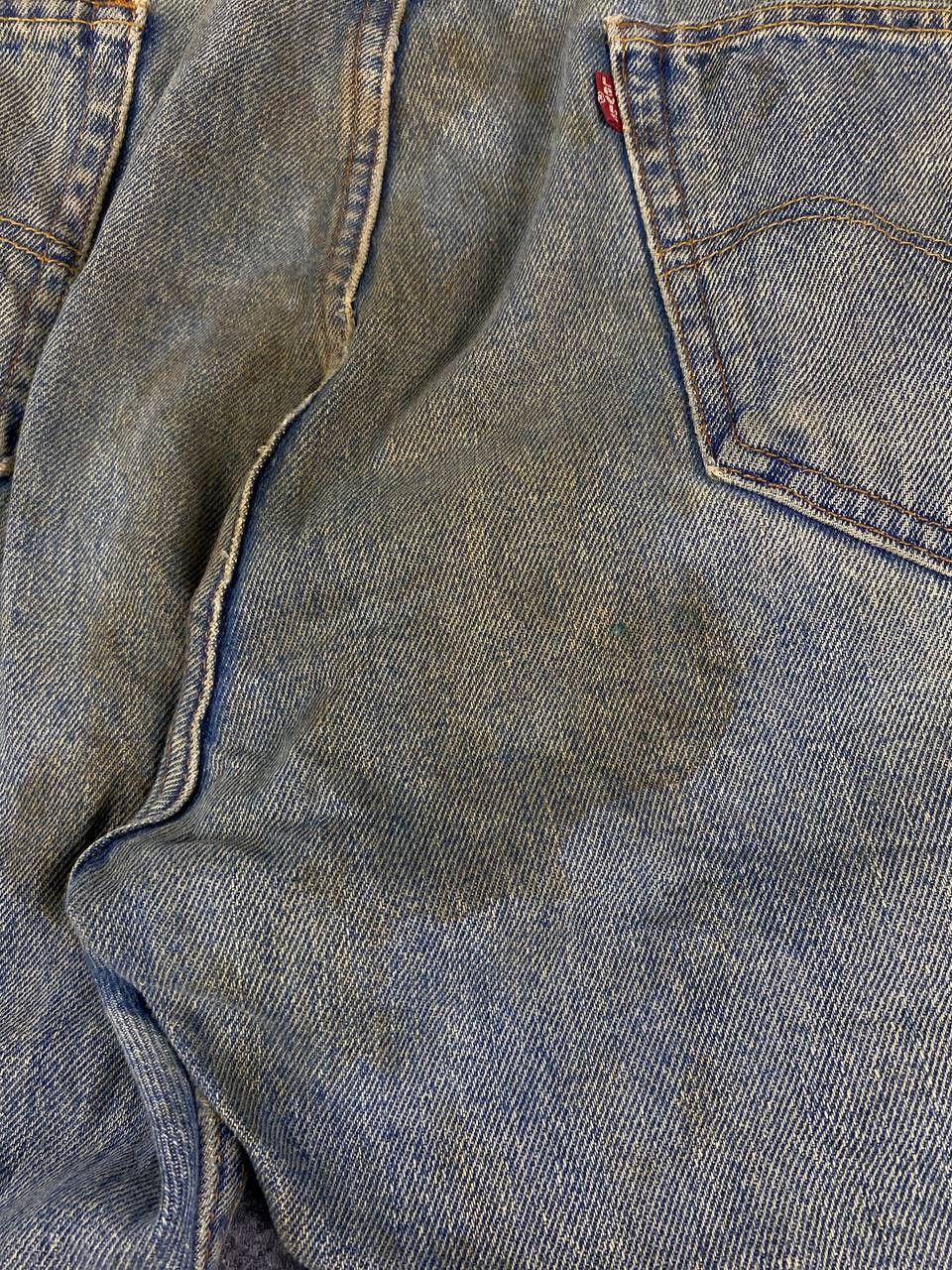 Levi's levis 505 dirty distressed denim Size US 43 - 6 Thumbnail