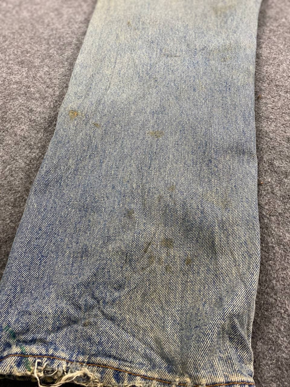 Levi's levis 505 dirty distressed denim Size US 43 - 7 Thumbnail