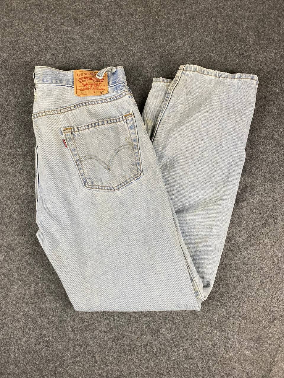 Levi's vintage levis 505 regular fit lightwash denim Size US 36 / EU 52 - 2 Thumbnail