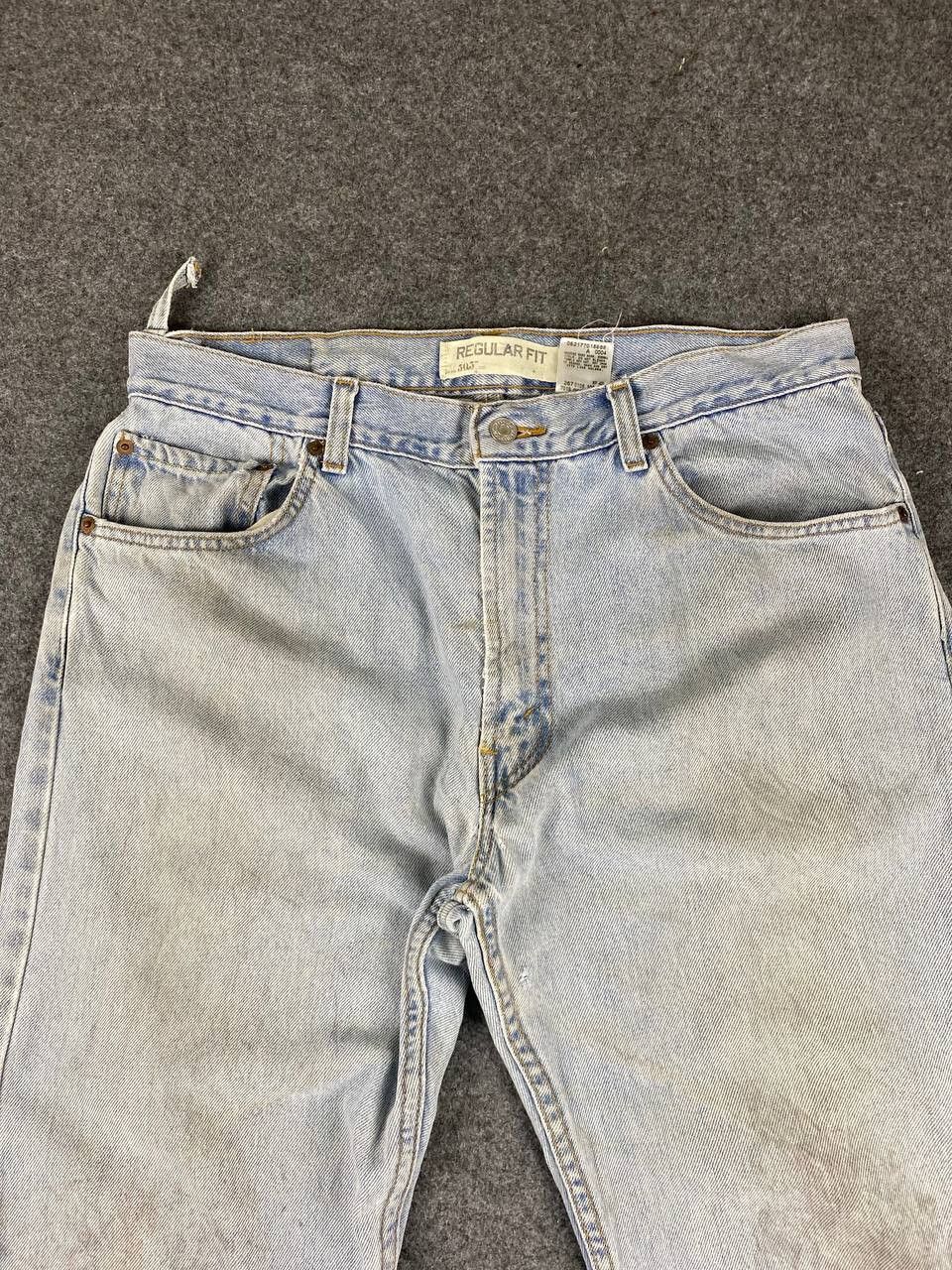 Levi's vintage levis 505 regular fit lightwash denim Size US 36 / EU 52 - 8 Thumbnail
