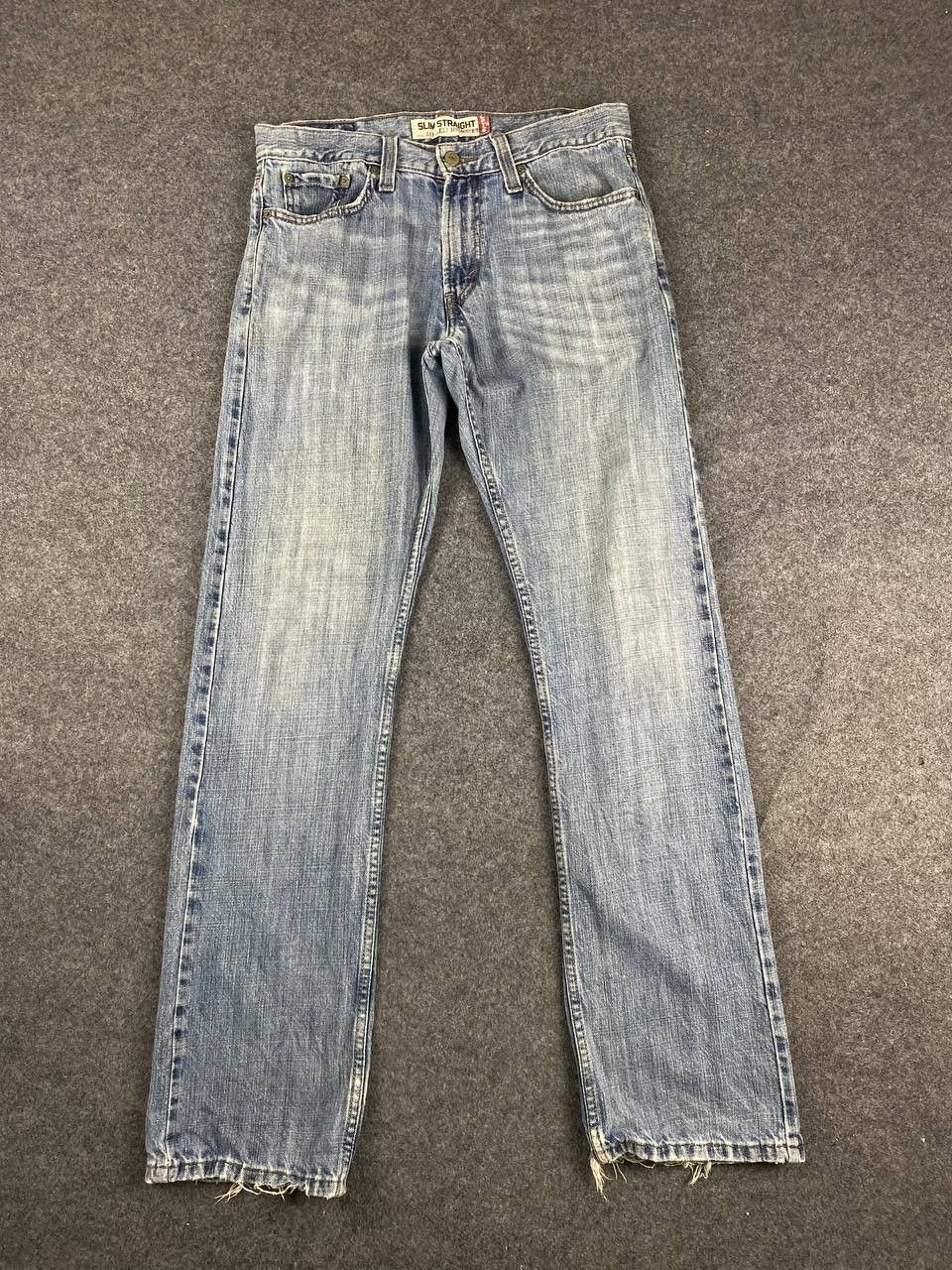 Levi's vintage levis 514 slim straight lightwash denim Size US 33 - 8 Thumbnail