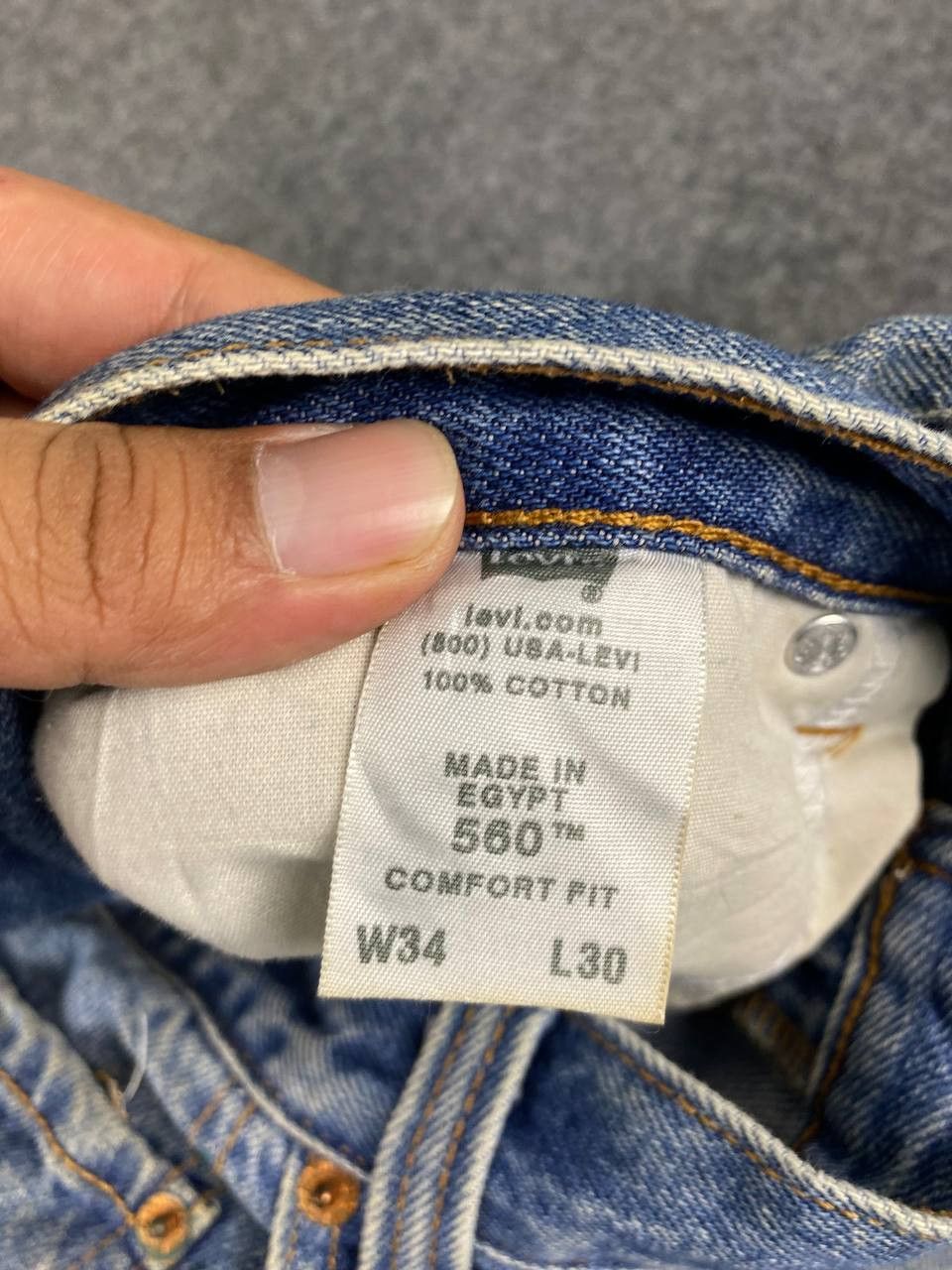 Levi's vintage levis 560 comfort fit denim Size US 36 / EU 52 - 17 Thumbnail