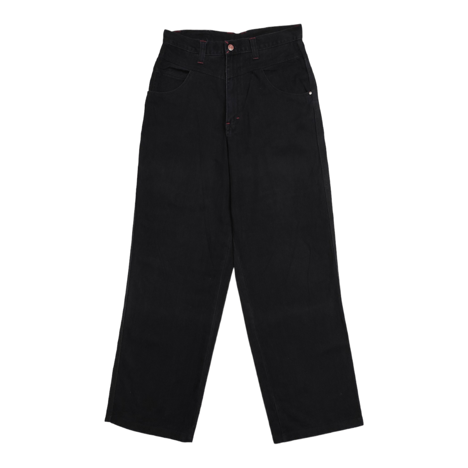 Vision Streetwear Vintage 90's VSW CARPENTER Deck Hip Hop Baggy denim trousers Size US 31 - 1 Thumbnail