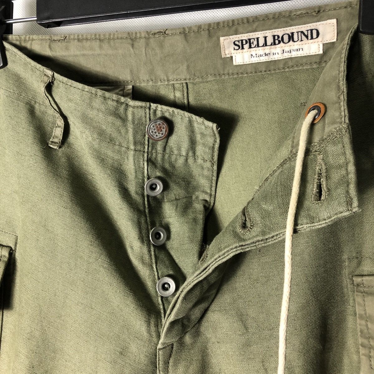 Japanese Brand Spellbound 13 Star Olive Tactical Cargo Fatigue Pant Size US 32 / EU 48 - 8 Thumbnail