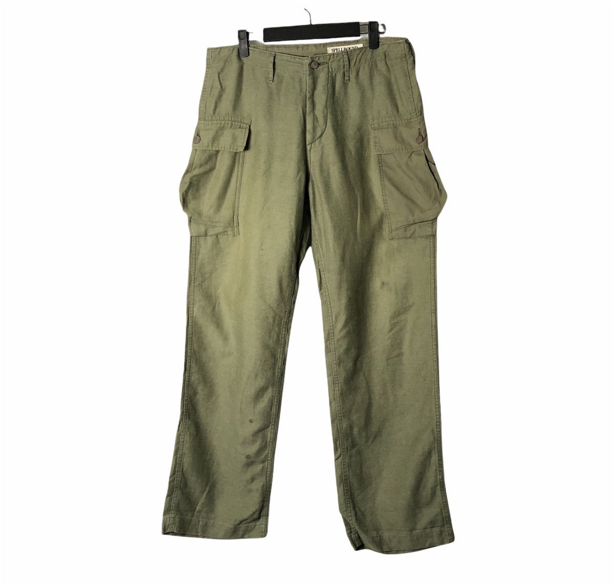 Japanese Brand Spellbound 13 Star Olive Tactical Cargo Fatigue Pant Size US 32 / EU 48 - 1 Thumbnail