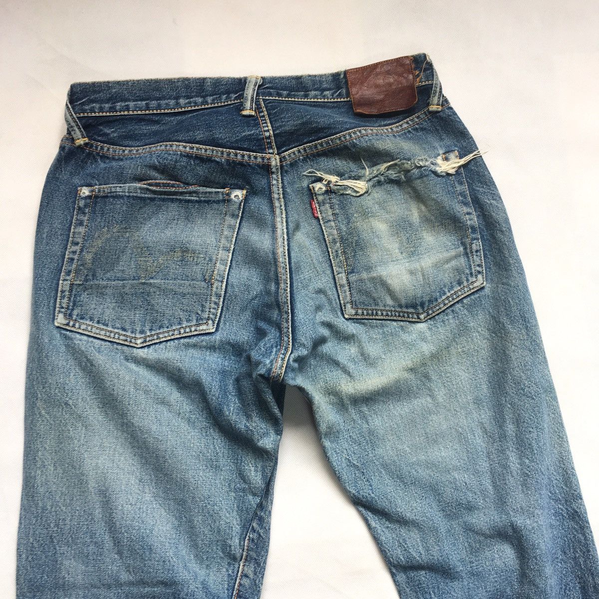 Evisu Vintage Evisu Special Japan Selvedge Distressed Faded Denim Size US 30 / EU 46 - 9 Thumbnail