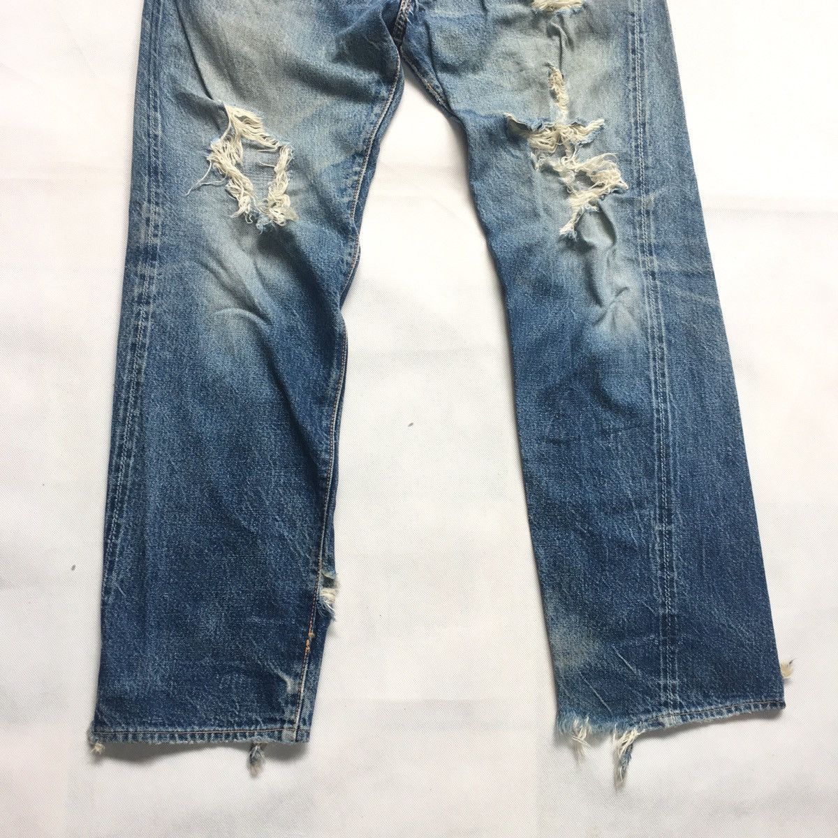 Evisu Vintage Evisu Special Japan Selvedge Distressed Faded Denim Size US 30 / EU 46 - 4 Thumbnail