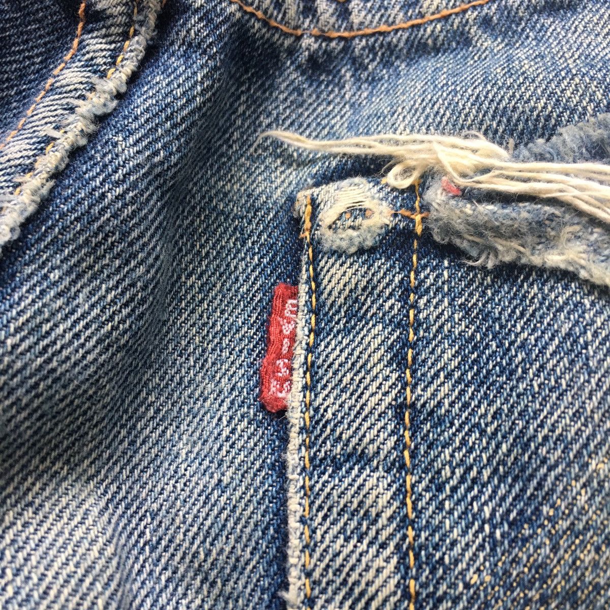 Evisu Vintage Evisu Special Japan Selvedge Distressed Faded Denim Size US 30 / EU 46 - 15 Thumbnail