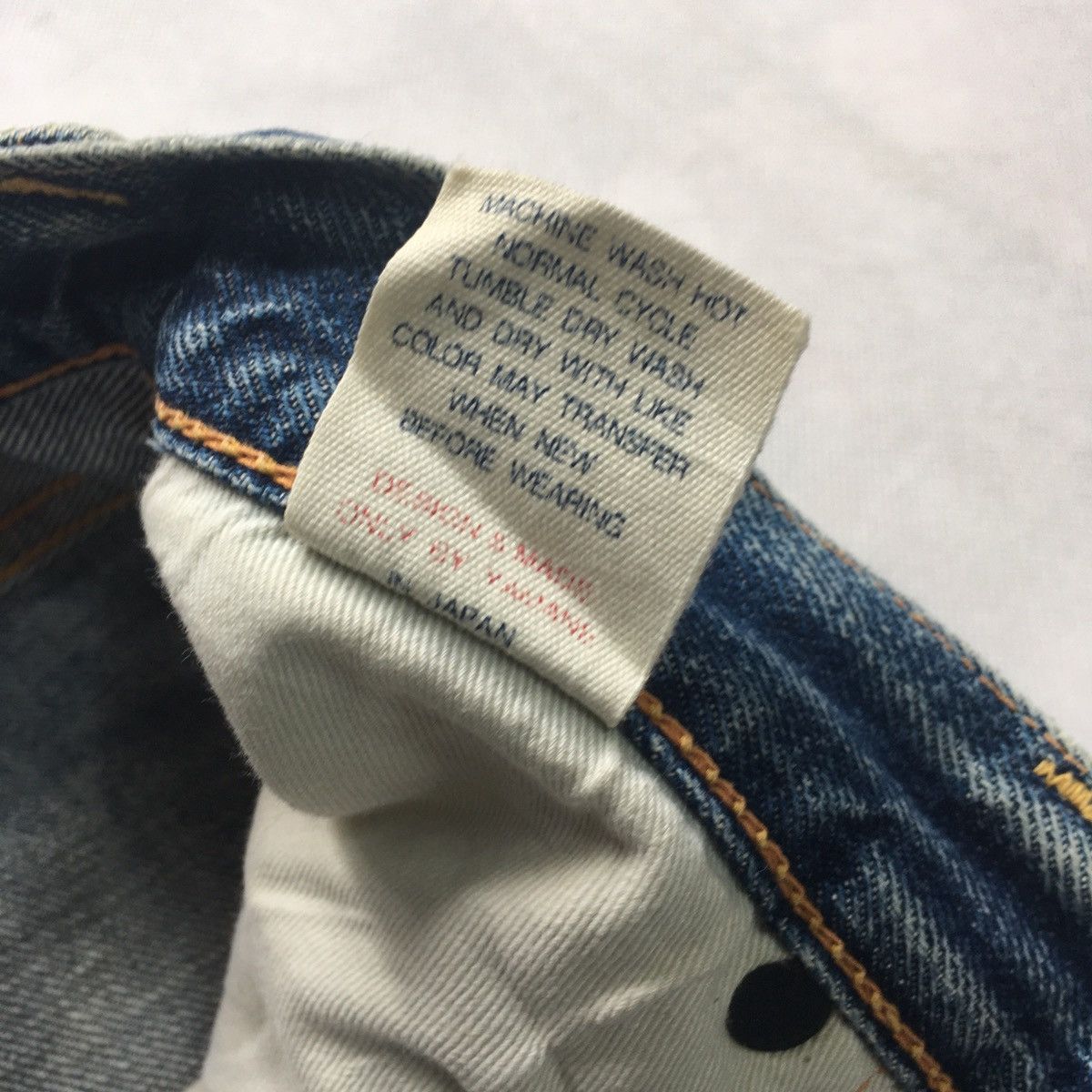 Evisu Vintage Evisu Special Japan Selvedge Distressed Faded Denim Size US 30 / EU 46 - 18 Thumbnail