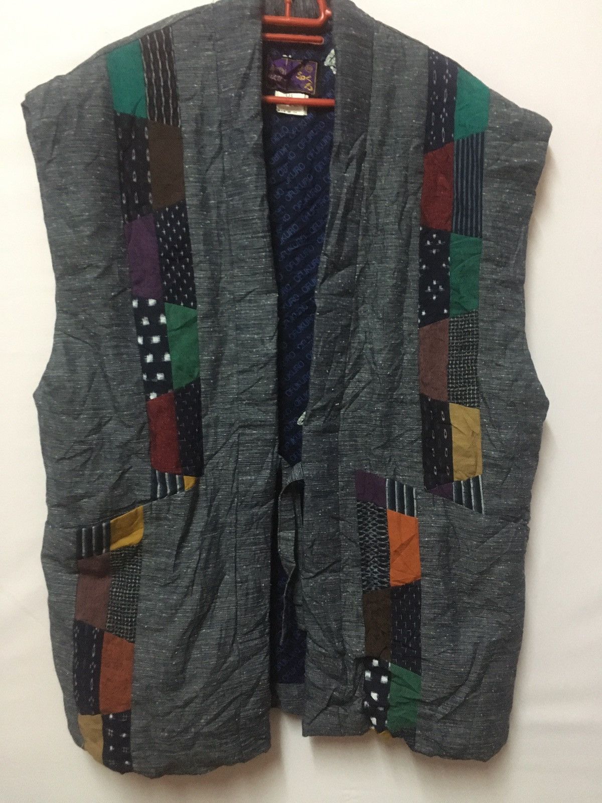 Other Kimono patch work kapital boro style made in japan Size 42R - 5 Thumbnail