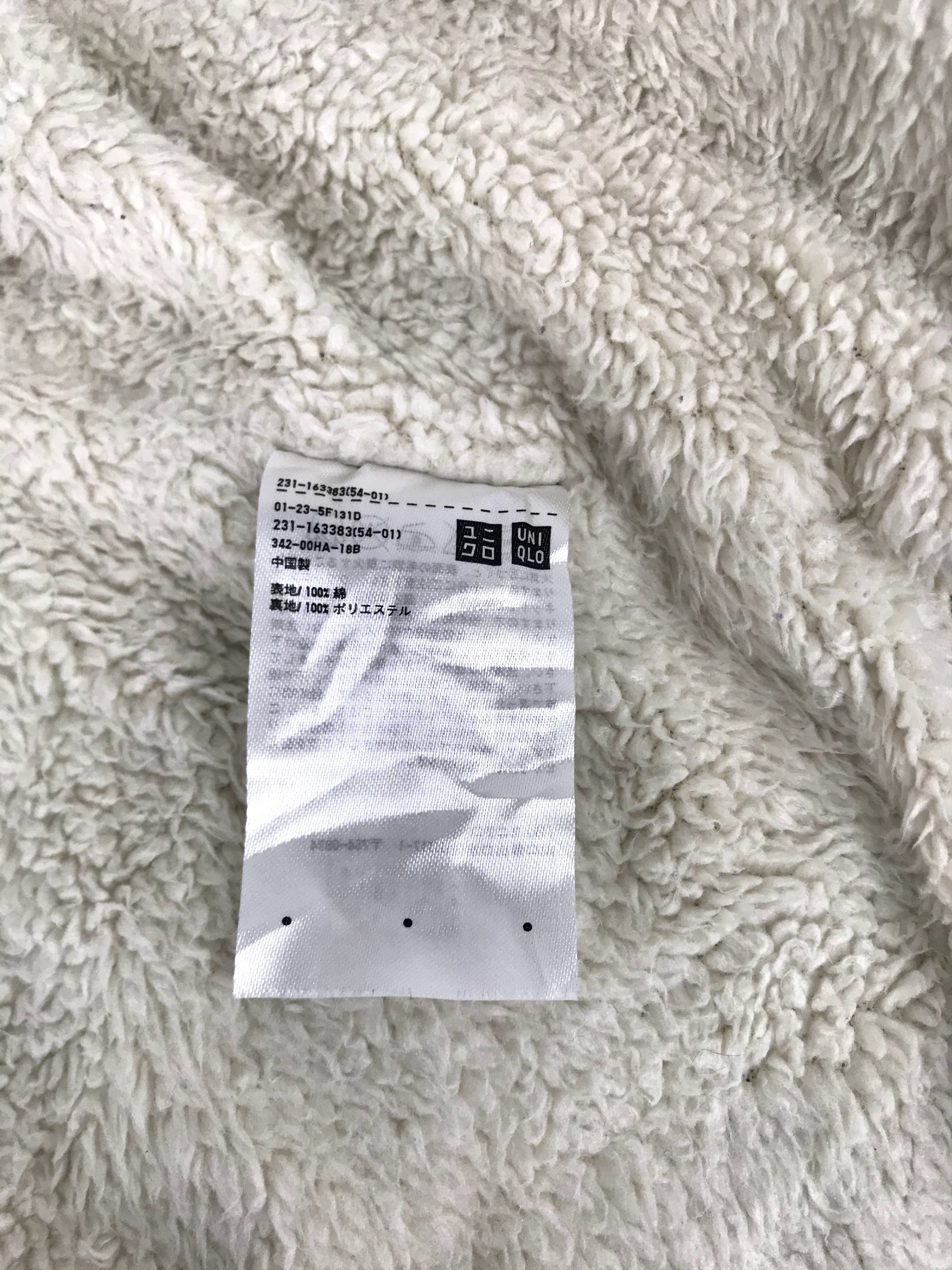 Japanese Brand Sherpa Flannel Uniqlo Shadow Plaid Check Striped Shirt Size US M / EU 48-50 / 2 - 7 Thumbnail