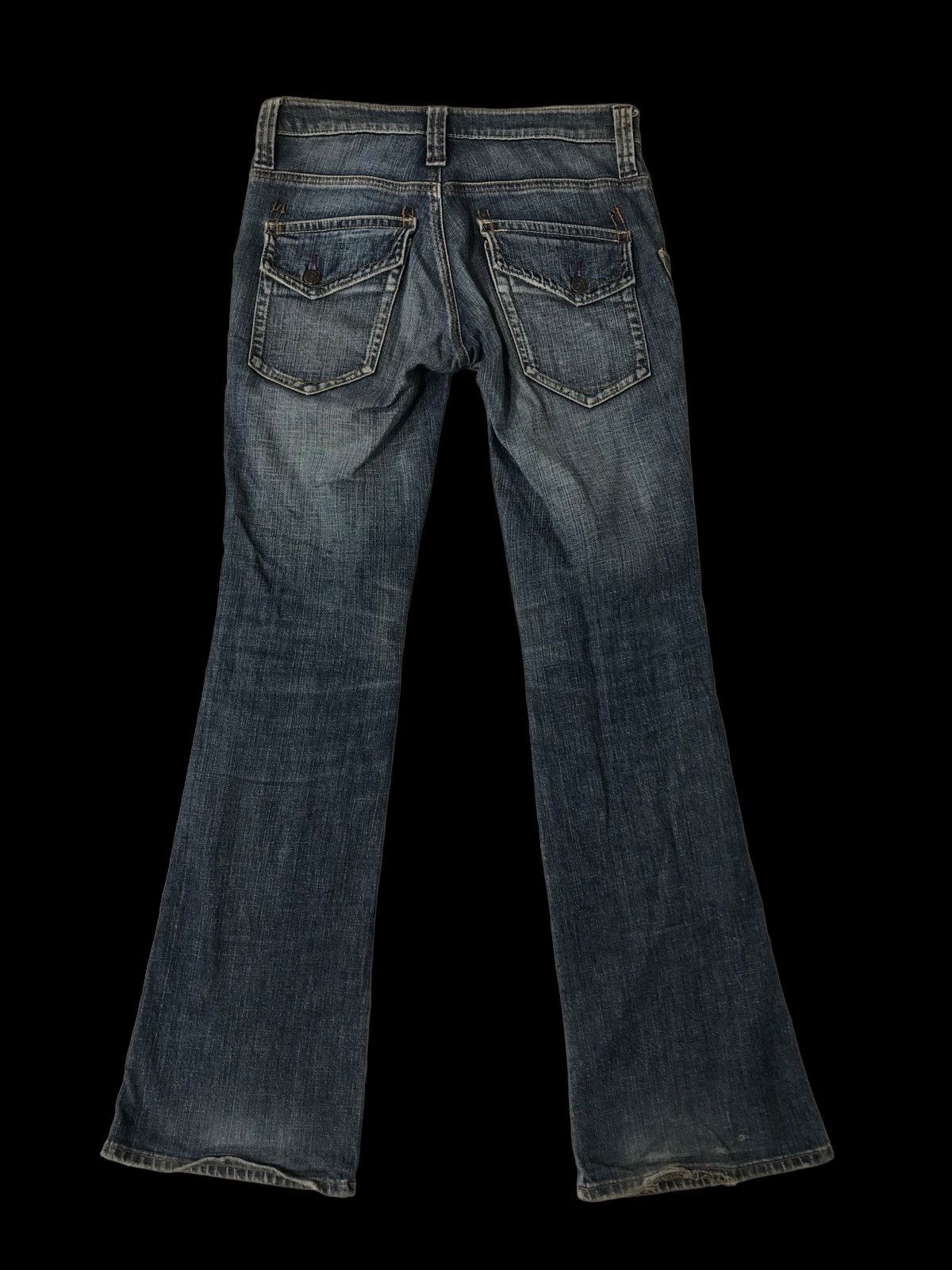 Hysteric Glamour × If Six Was Nine × Japanese Brand FLARED💥ROSE MASHION BUSHPANT DISTRESSED DENIM PANTS Size 31" - 4 Thumbnail