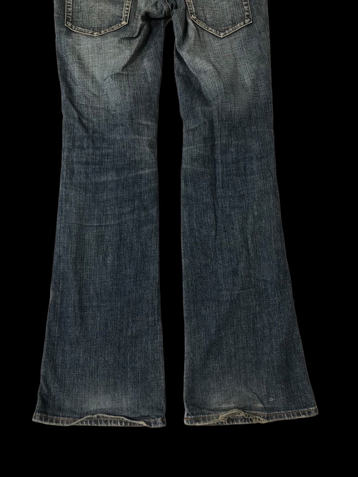 Hysteric Glamour × If Six Was Nine × Japanese Brand FLARED💥ROSE MASHION BUSHPANT DISTRESSED DENIM PANTS Size 31" - 6 Thumbnail