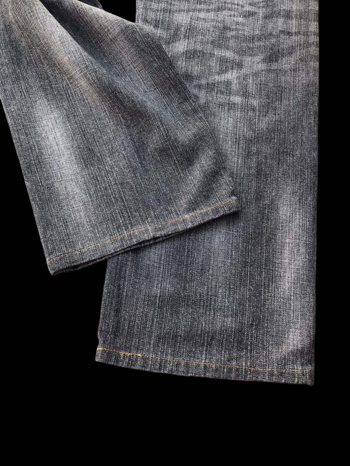 Hysteric Glamour × If Six Was Nine DISTRESSED💥GL Heart Limited Washed Black Denim Jeans Pants Size US 34 / EU 50 - 8 Thumbnail