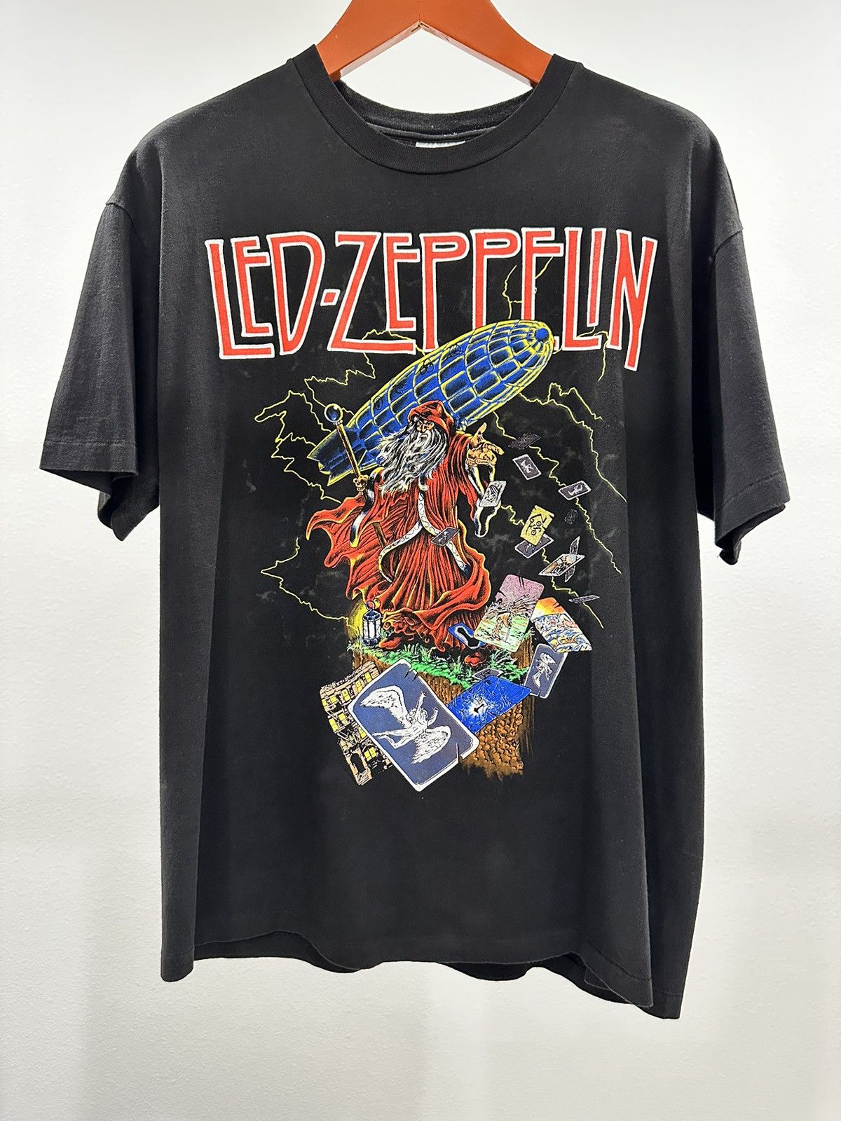 1988 Led Zeppelin Hermit Wizard Zoso Shirt