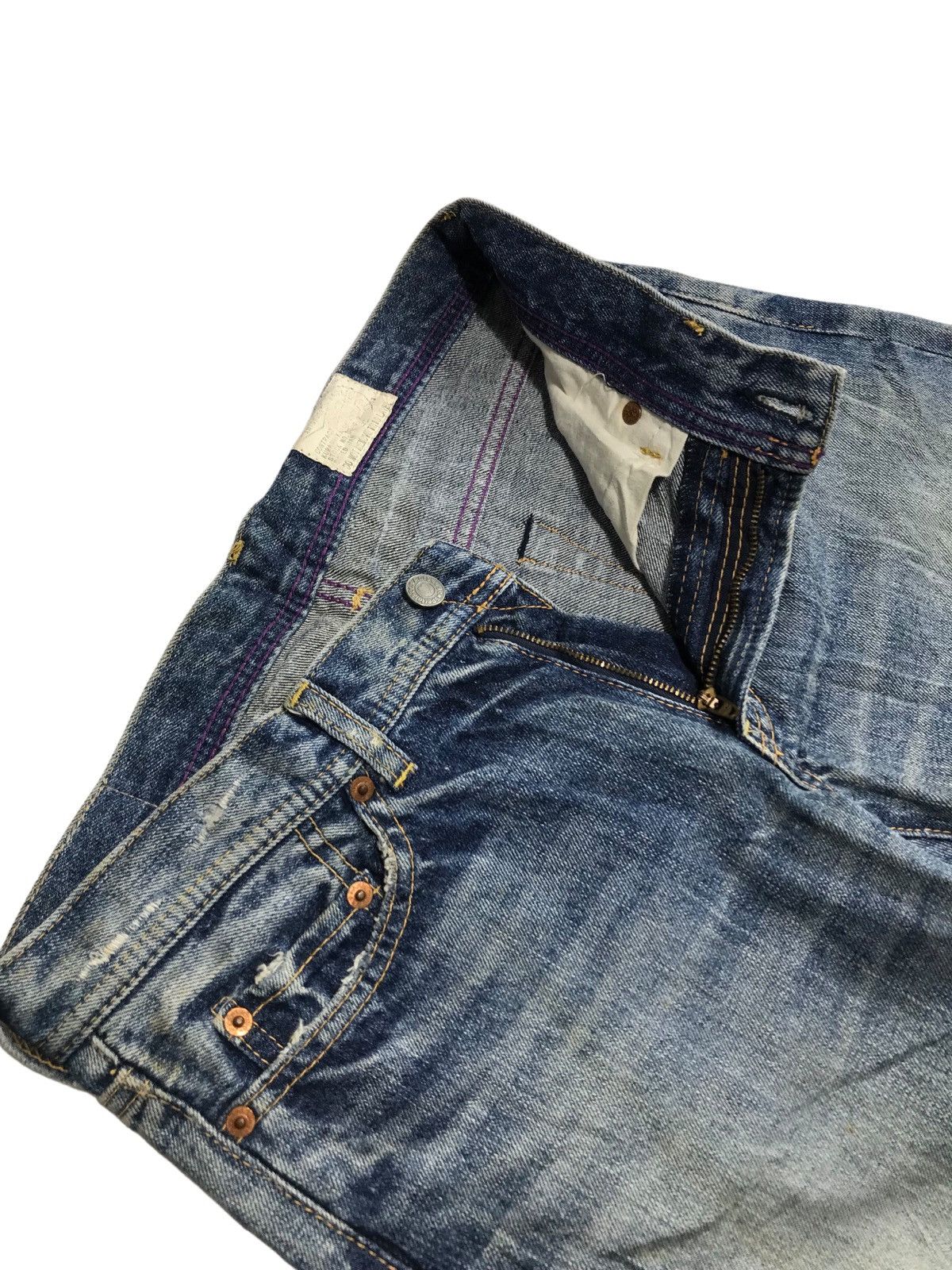 Japanese Brand Checked💥Antgauge Kurashika Straight Cut Denim Pants Size US 29 - 9 Thumbnail