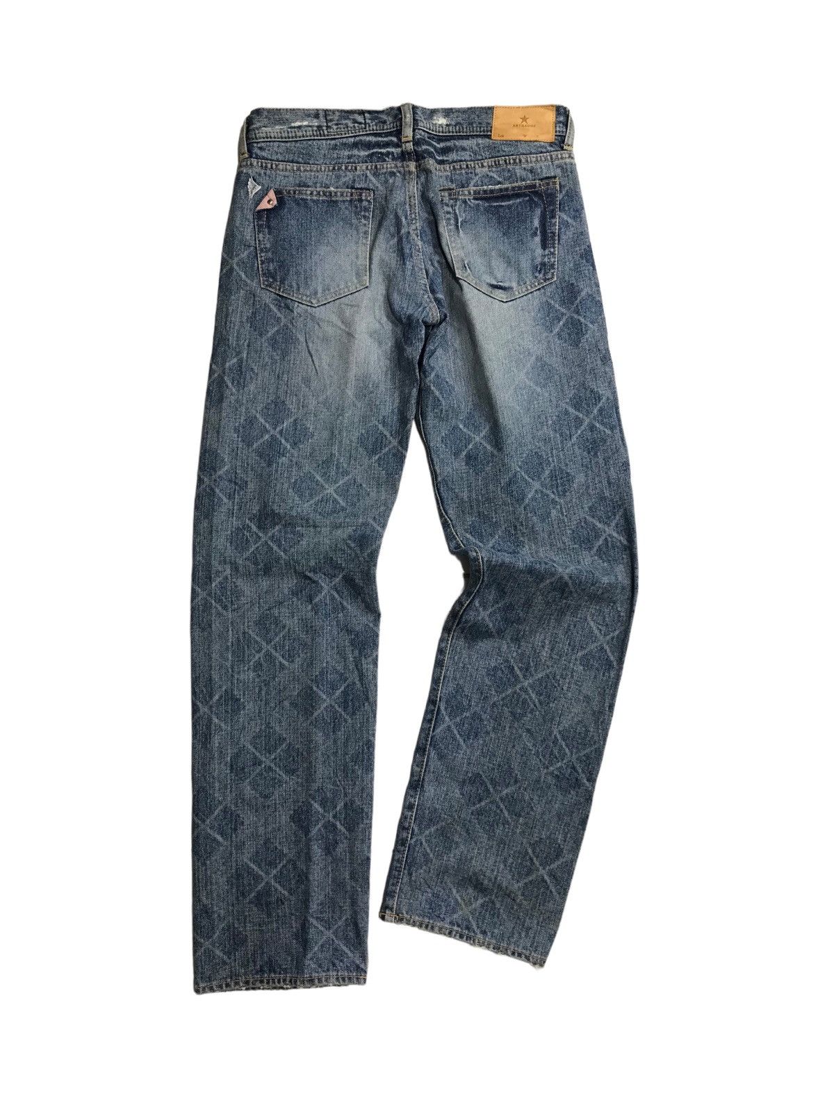 Japanese Brand Checked💥Antgauge Kurashika Straight Cut Denim Pants Size US 29 - 1 Thumbnail