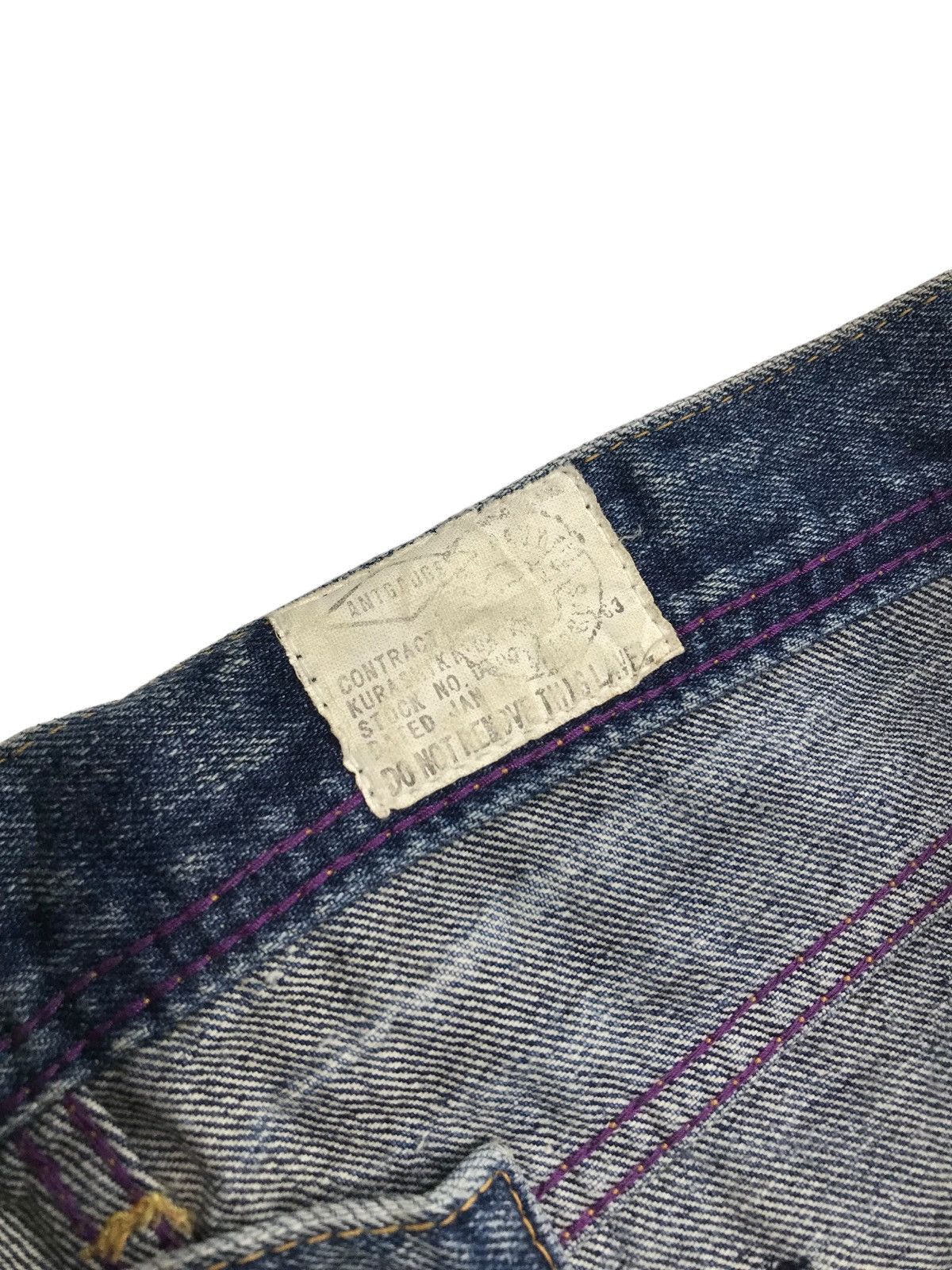 Japanese Brand Checked💥Antgauge Kurashika Straight Cut Denim Pants Size US 29 - 10 Thumbnail
