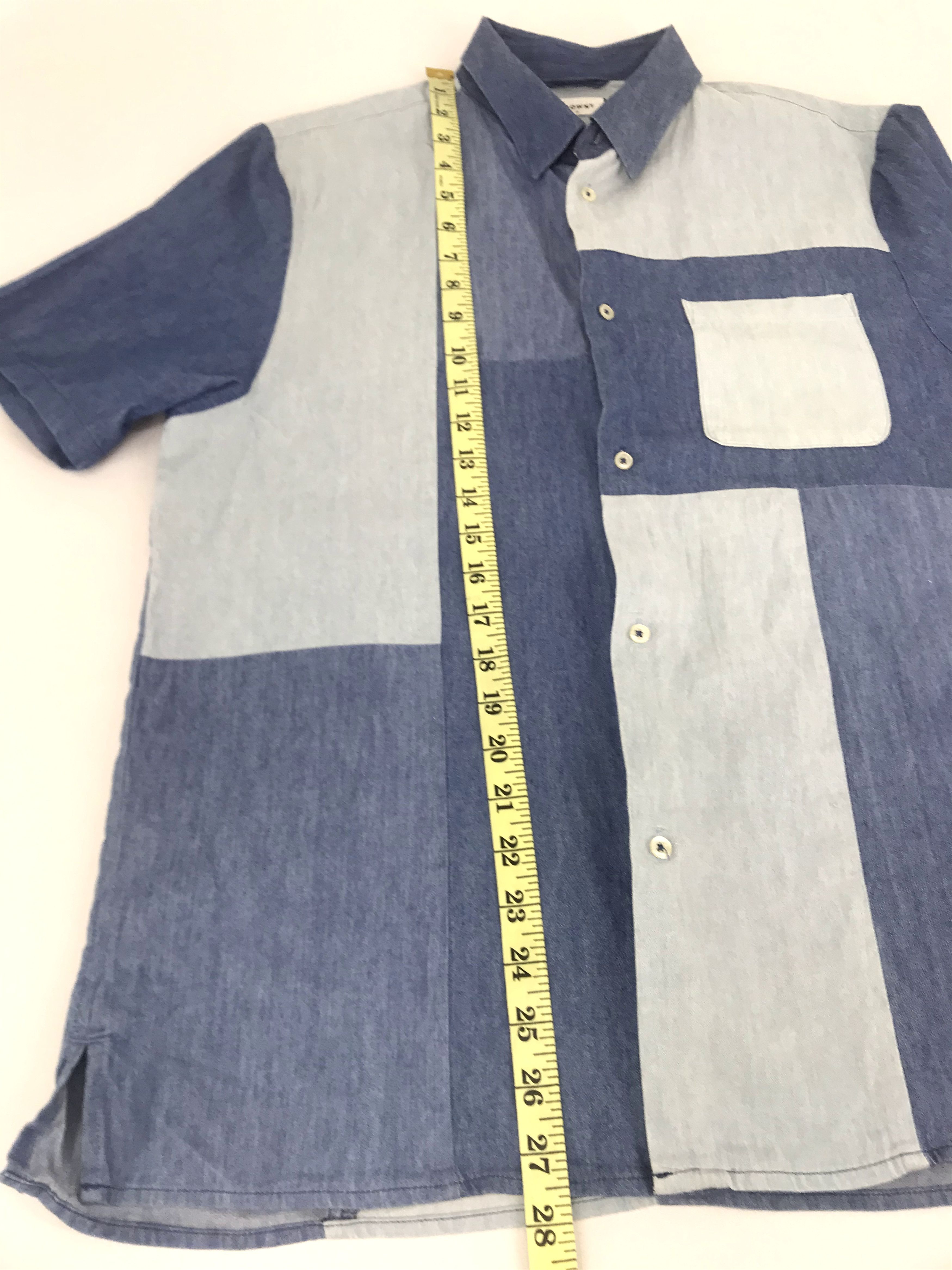 Other Vintage Style Browny Crazy Patchwork Design Button Up Denim Size US M / EU 48-50 / 2 - 9 Thumbnail