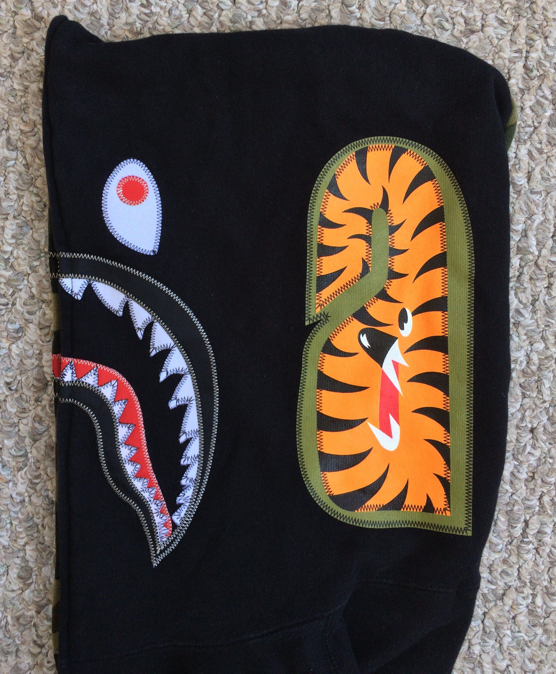 Bape 1st Camo Shark Applique Full Zip Hoodie Size US XL / EU 56 / 4 - 5 Thumbnail