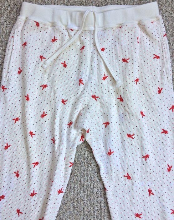 Supreme playboy clearance pants white