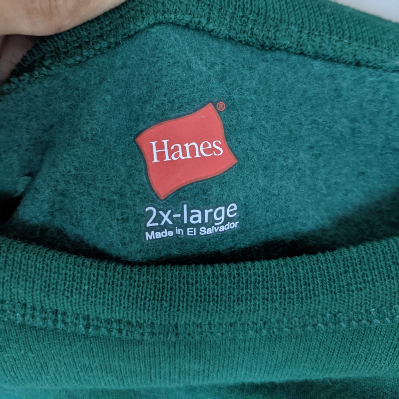 American Apparel HANES Green Plain Jumper Sweatshirt Size US XXL / EU 58 / 5 - 7 Thumbnail