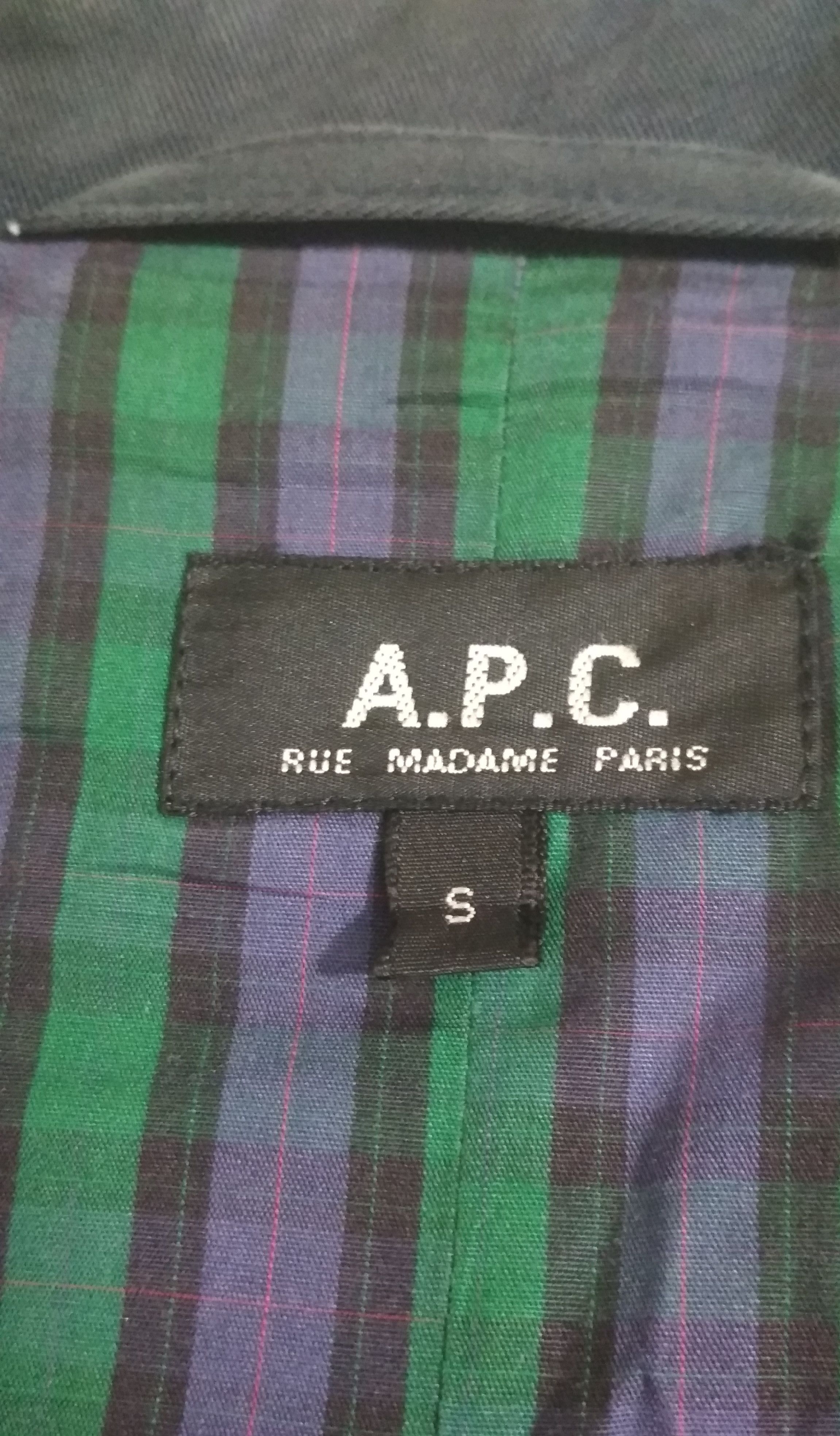 A.P.C. × Designer Vintage Jacket Trench Coat By A.P.C Romania Size US M / EU 48-50 / 2 - 2 Thumbnail