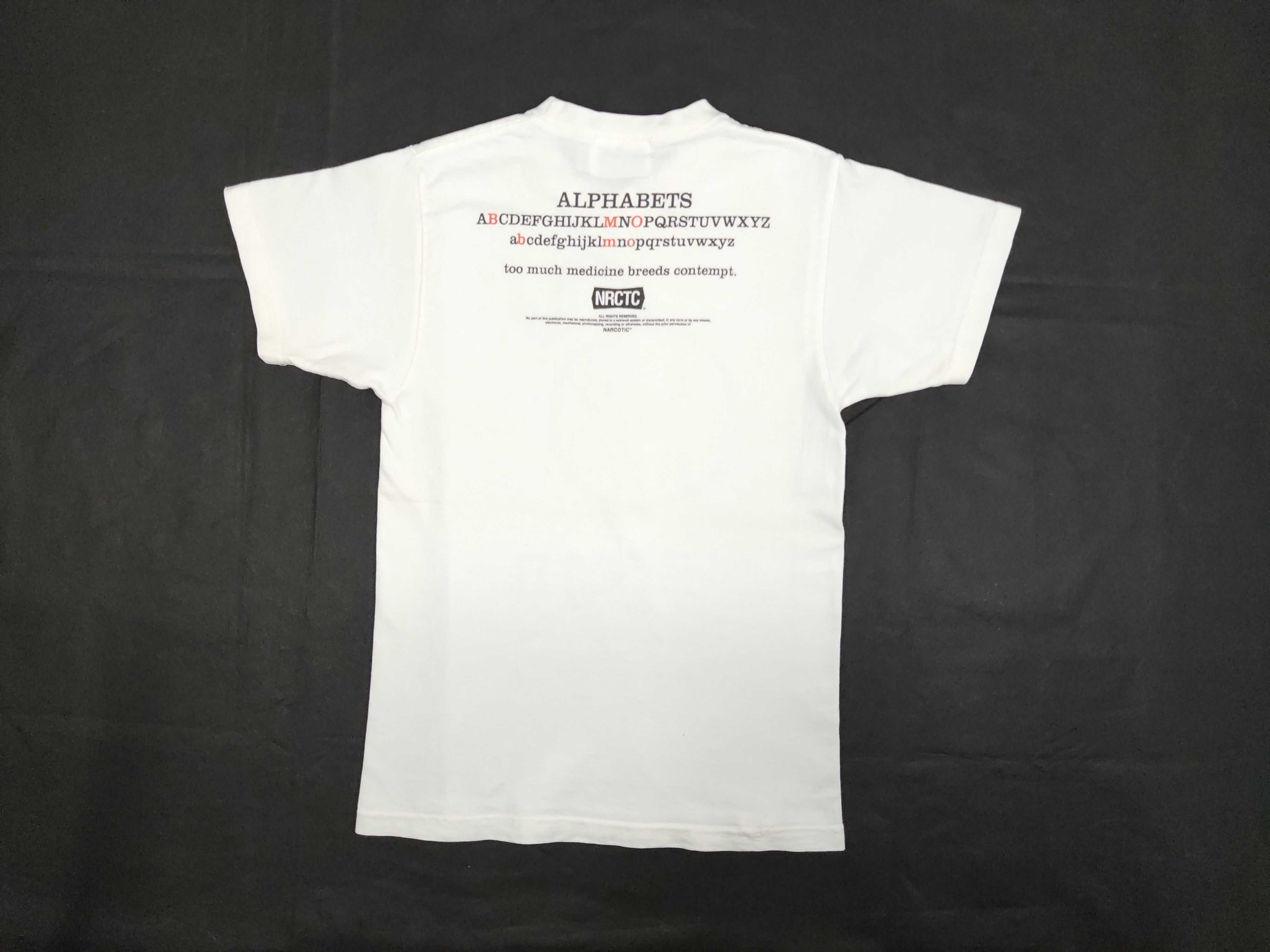 Japanese Brand Narcotic Bomb Alphabet Design Art Cartoon Designer Brand Size XS / US 0-2 / IT 36-38 - 2 Thumbnail