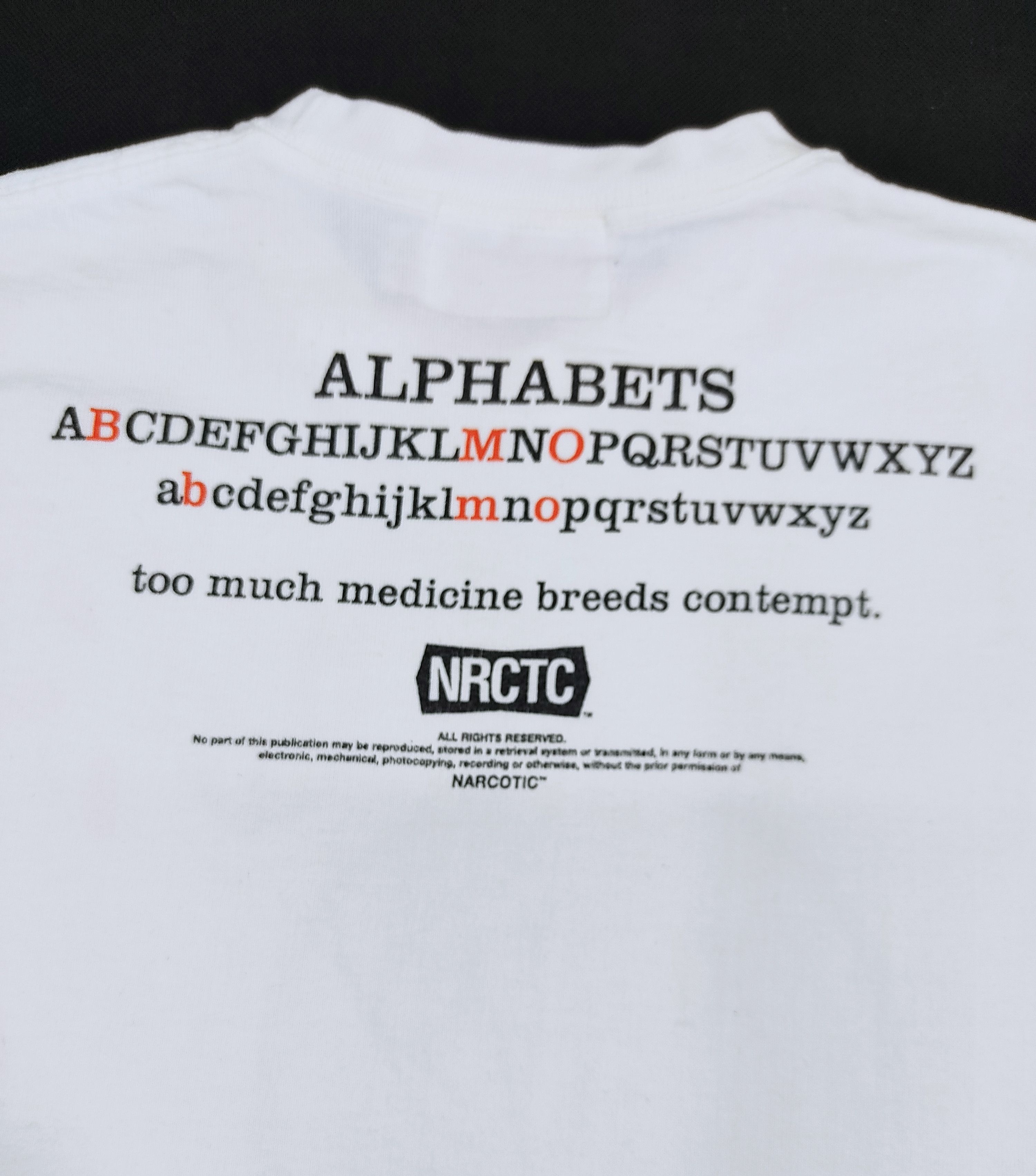 Japanese Brand Narcotic Bomb Alphabet Design Art Cartoon Designer Brand Size XS / US 0-2 / IT 36-38 - 7 Thumbnail