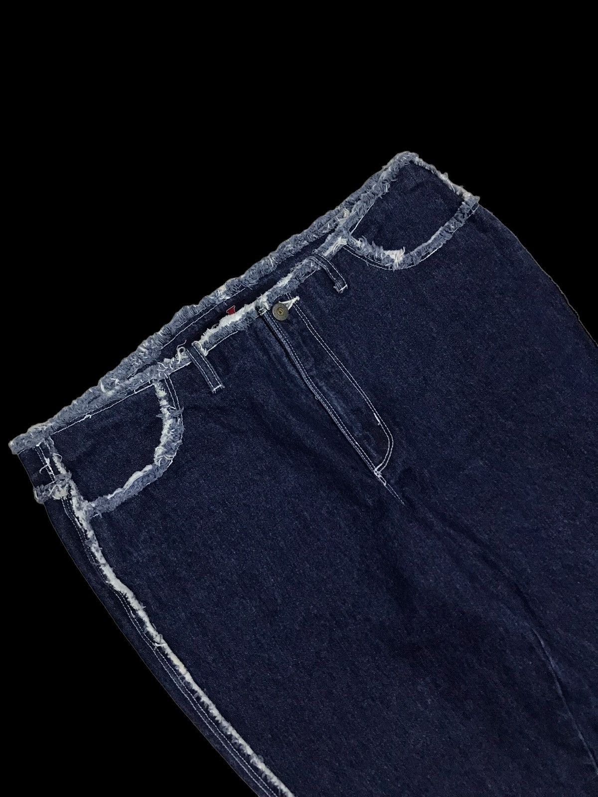 Hysteric Glamour × If Six Was Nine BAGGY💥Sick Cool J Distressed Denim Jeans Pants Size 35" - 5 Thumbnail