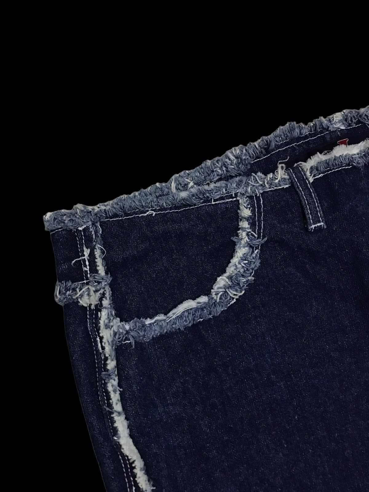 Hysteric Glamour × If Six Was Nine BAGGY💥Sick Cool J Distressed Denim Jeans Pants Size 35" - 6 Thumbnail
