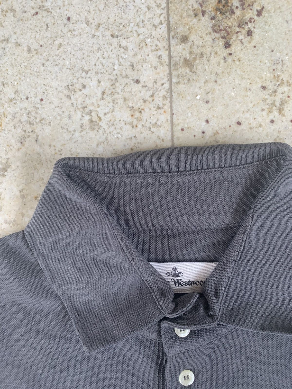 Vivienne Westwood o1rshd1 Grey, LS Chest Embroidered Size US XL / EU 56 / 4 - 6 Thumbnail