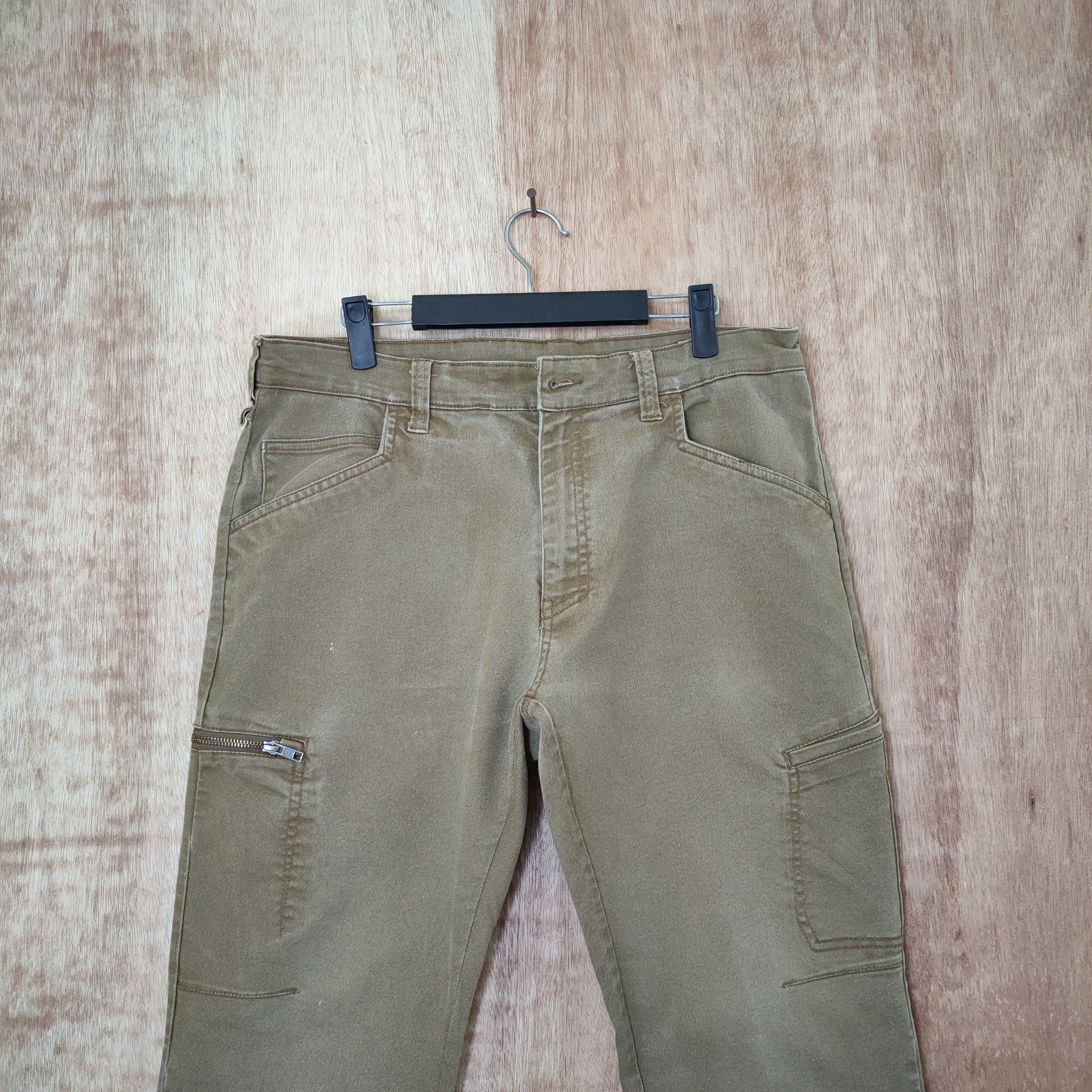 Japanese Brand JAPANESE BRAND BROWN CARGO PANTS Size US 33 - 2 Thumbnail