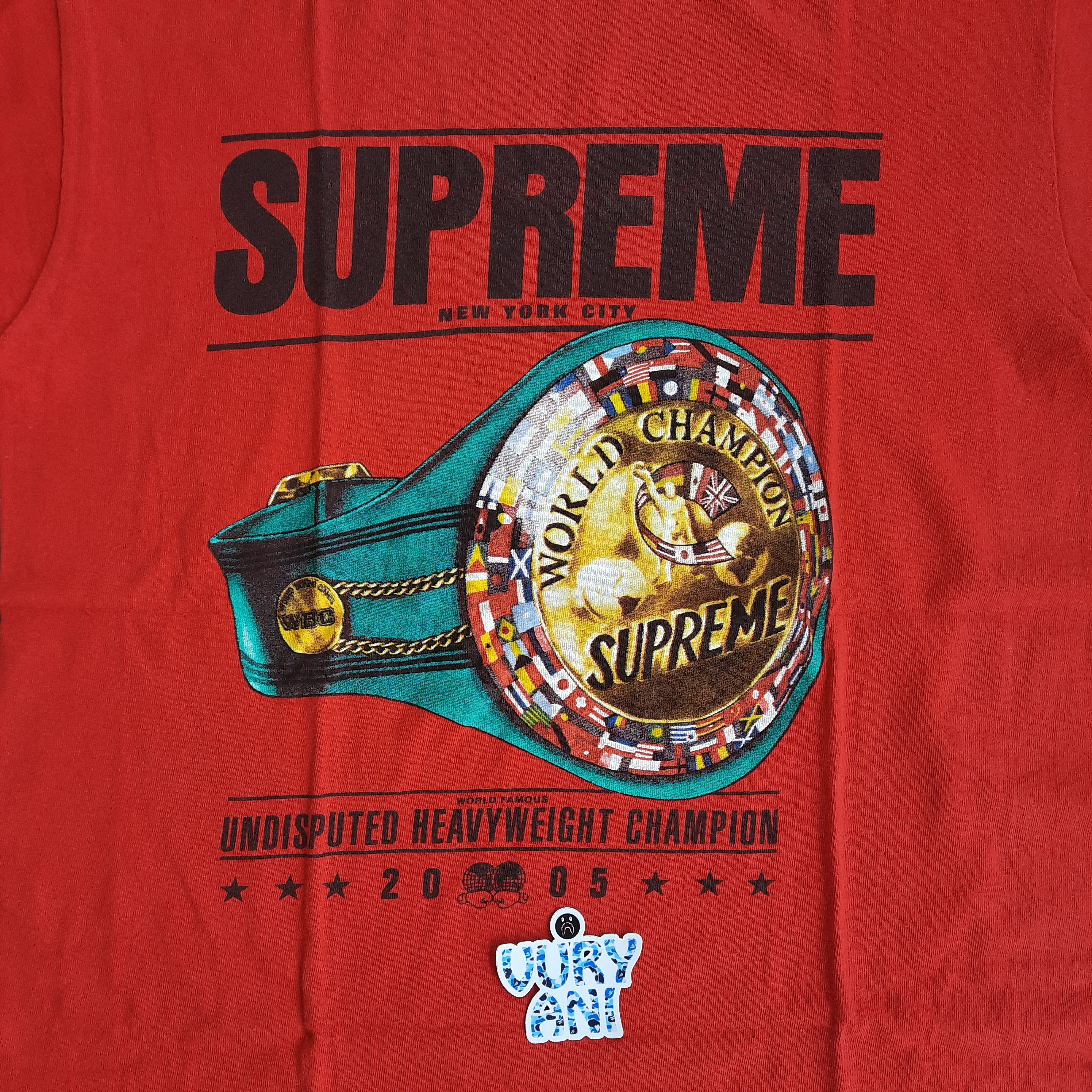 Supreme ❌LAST DROP❌ OG Supreme Undisputed Heavyweight Champion Tee Size US M / EU 48-50 / 2 - 3 Thumbnail