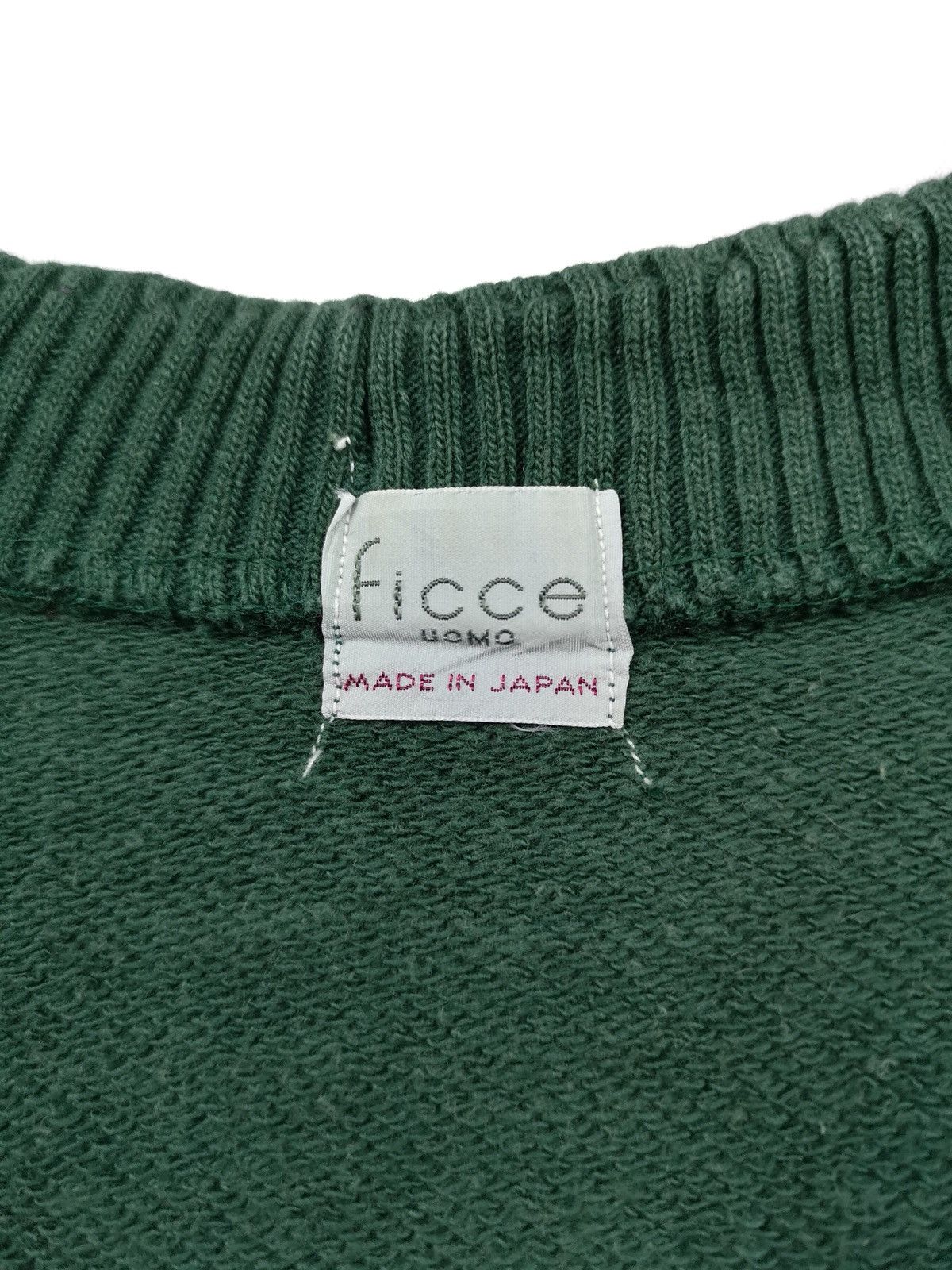 Japanese Brand Ficce Uomo By Yushiyuki Konishi Cardigan Sweater Jacket Size US L / EU 52-54 / 3 - 6 Thumbnail