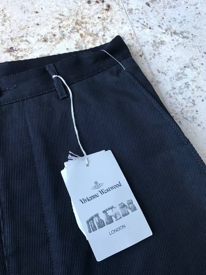Vivienne Westwood o1rshd Zip Hem Corduroy Big Bag Pocket Casual Pants Size US 34 / EU 50 - 9 Thumbnail