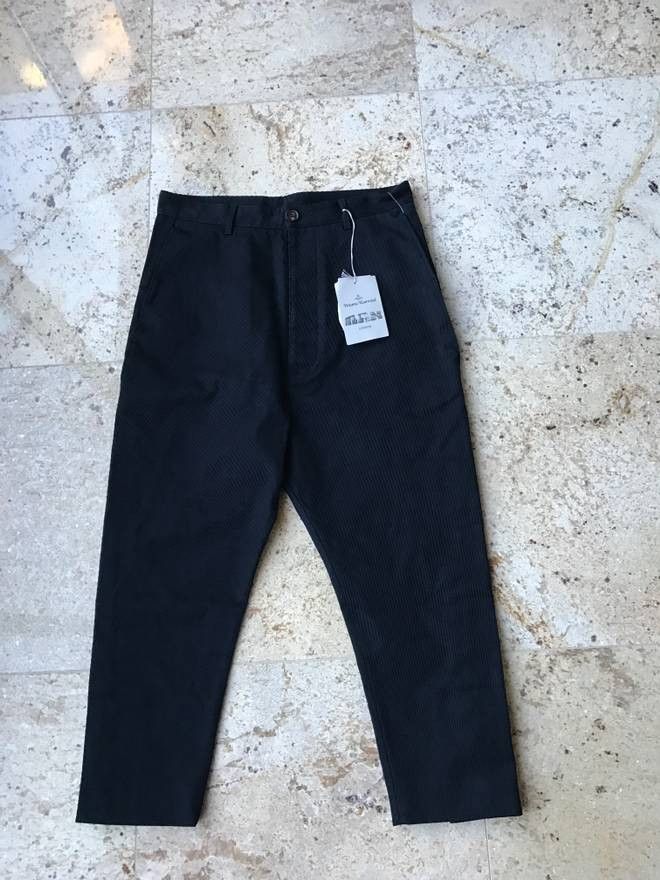 Vivienne Westwood o1rshd Zip Hem Corduroy Big Bag Pocket Casual Pants Size US 34 / EU 50 - 3 Thumbnail