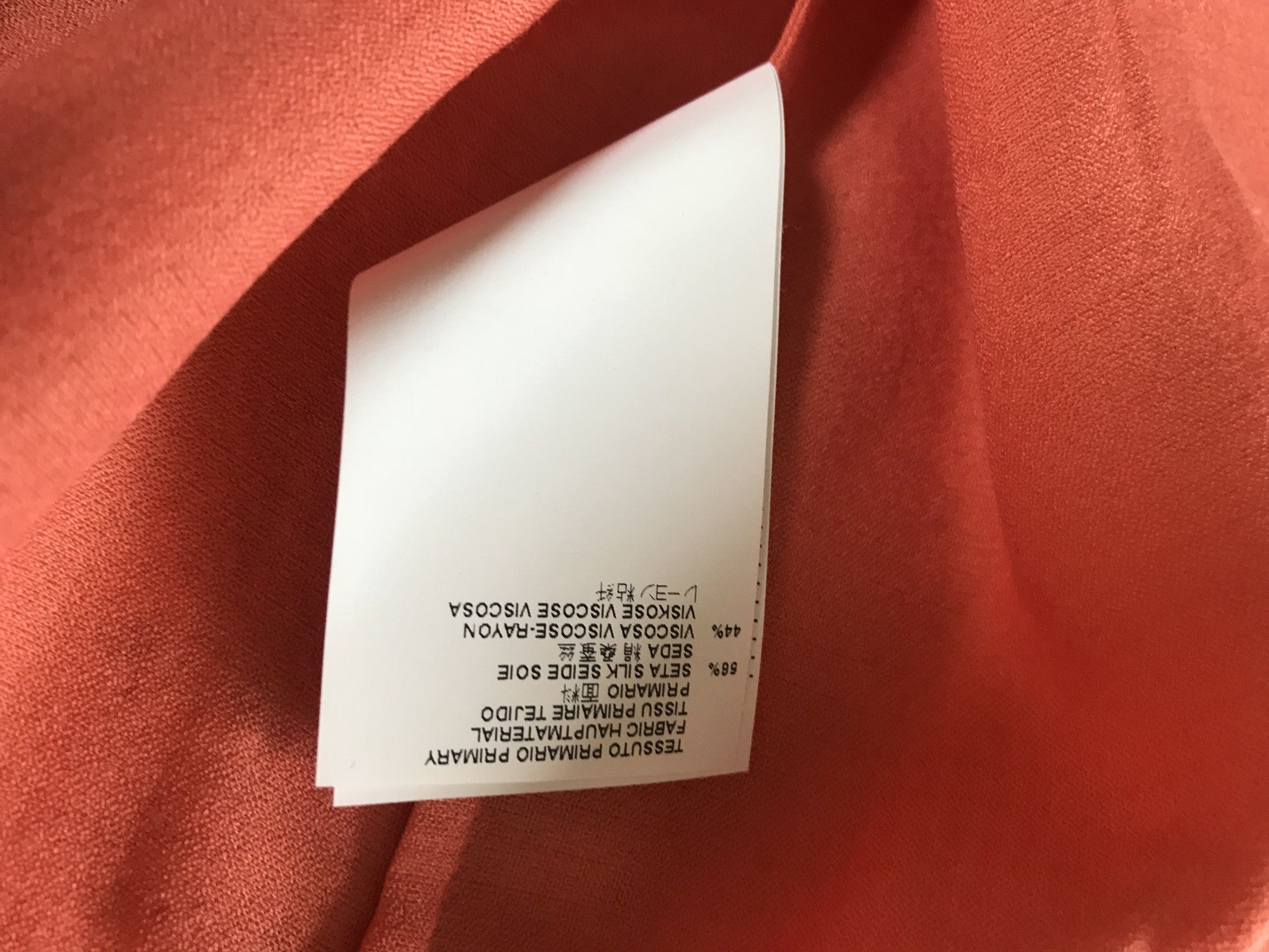 Vivienne Westwood Silk Blend Orange Contrast Pink Collar Button Up Size US M / EU 48-50 / 2 - 10 Thumbnail