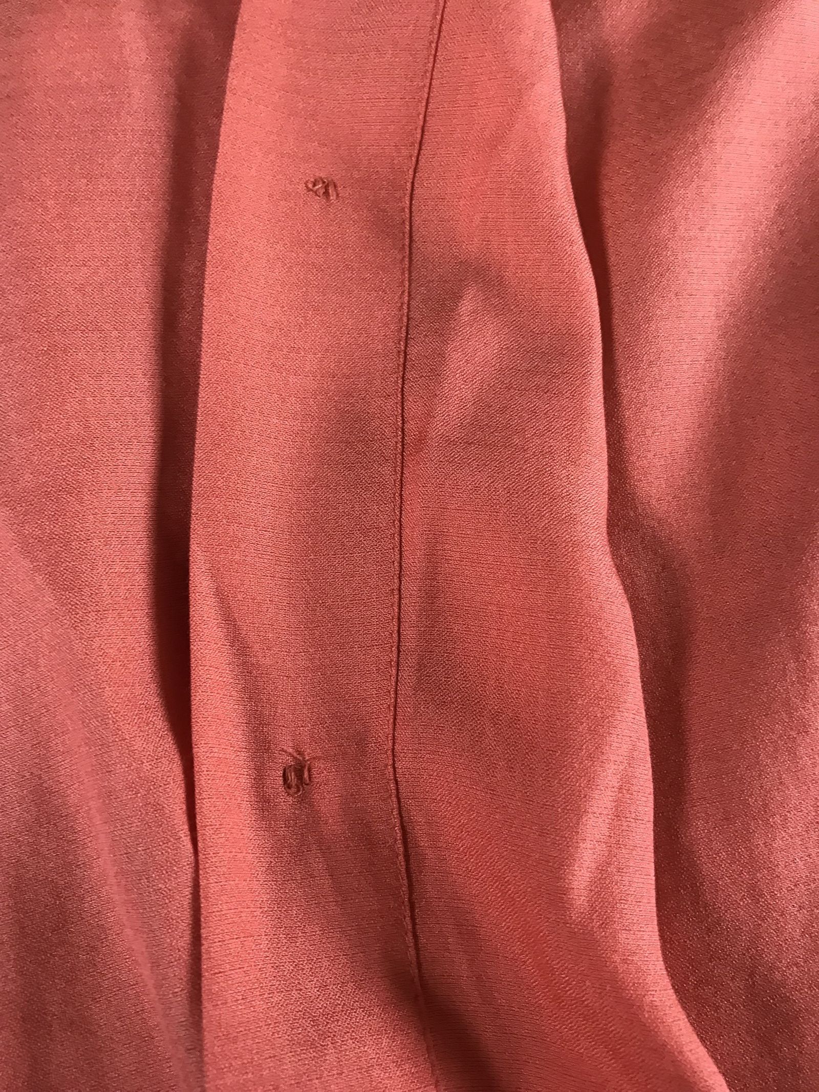Vivienne Westwood Silk Blend Orange Contrast Pink Collar Button Up Size US M / EU 48-50 / 2 - 14 Thumbnail