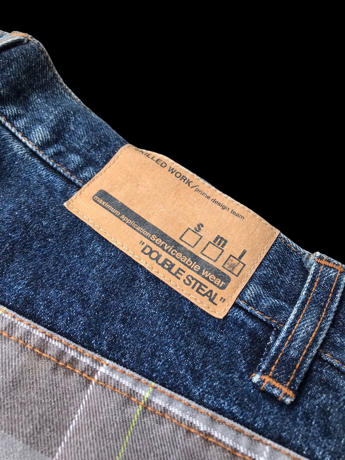 Hysteric Glamour × If Six Was Nine BAGGY💥Distressed Double Steal Denim Jeans Pants Size US 32 / EU 48 - 12 Thumbnail