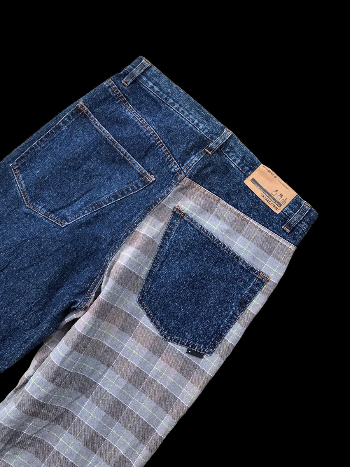 Hysteric Glamour × If Six Was Nine BAGGY💥Distressed Double Steal Denim Jeans Pants Size US 32 / EU 48 - 7 Thumbnail