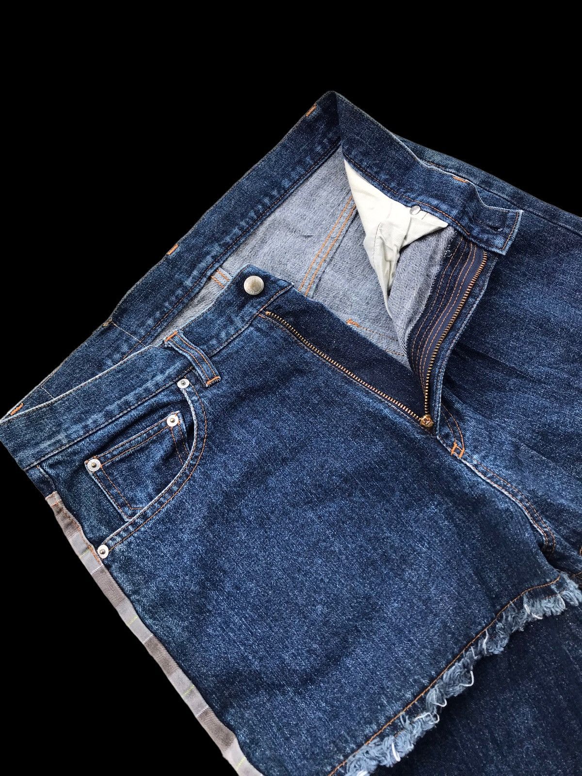 Hysteric Glamour × If Six Was Nine BAGGY💥Distressed Double Steal Denim Jeans Pants Size US 32 / EU 48 - 14 Thumbnail