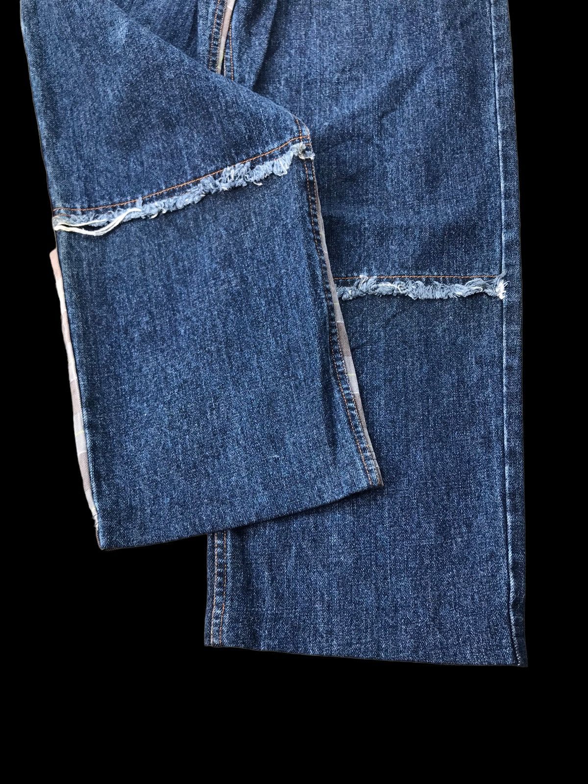 Hysteric Glamour × If Six Was Nine BAGGY💥Distressed Double Steal Denim Jeans Pants Size US 32 / EU 48 - 4 Thumbnail